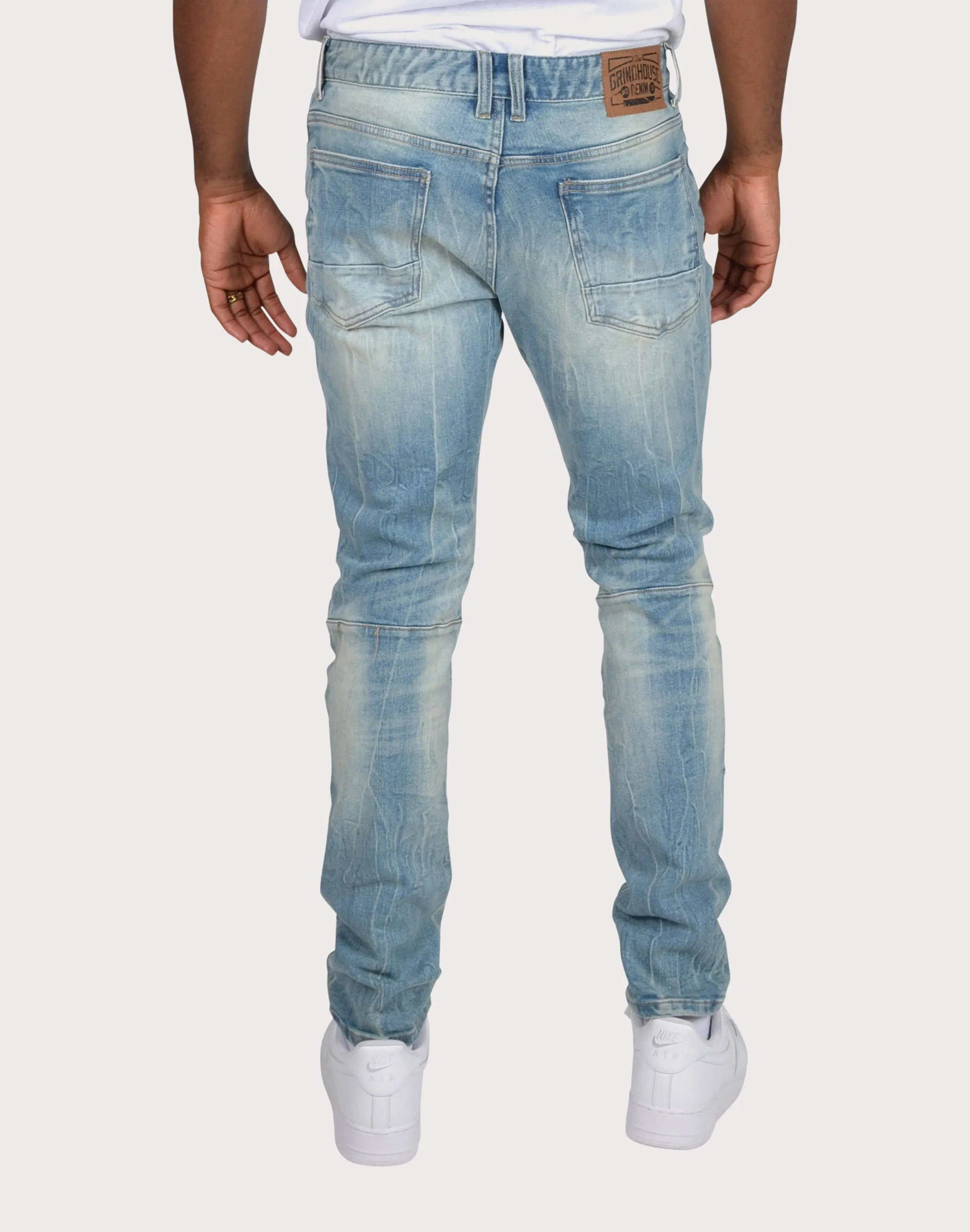 Grindhouse Slim Fit Taper Vintage Denim Jeans