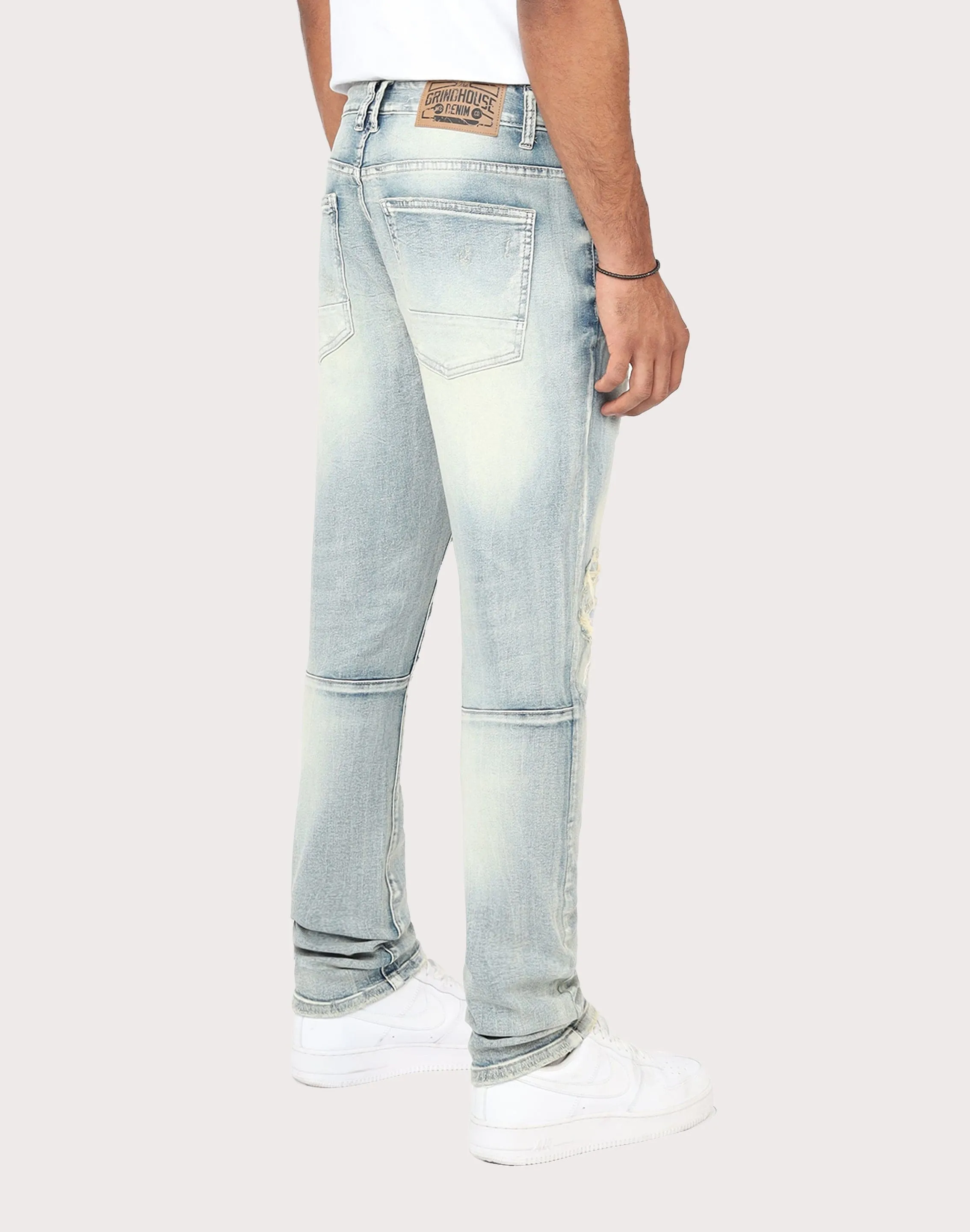 Grindhouse Slim Fit Taper Vintage Denim Jeans