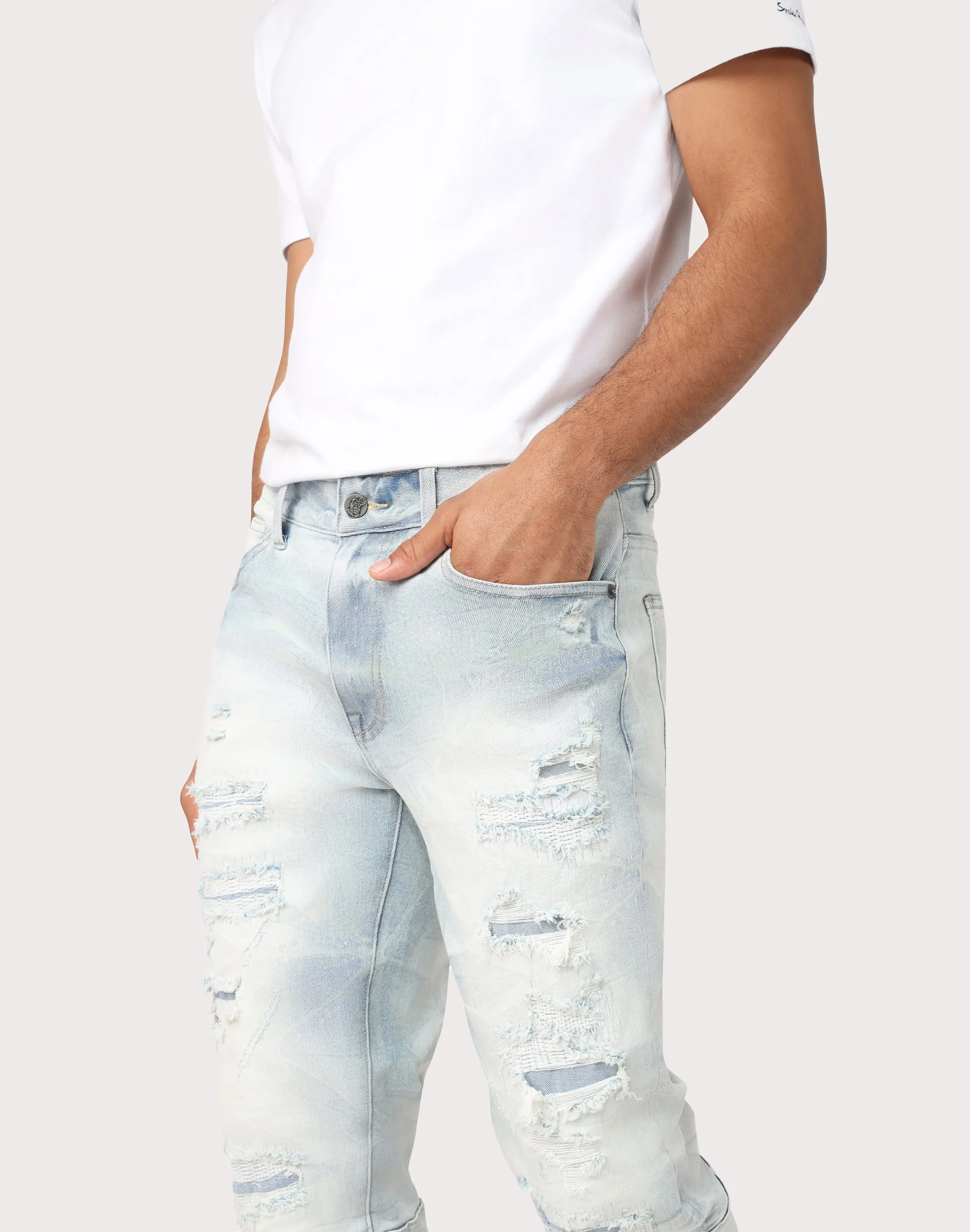 Grindhouse Slim Fit Vintage Wash Jeans