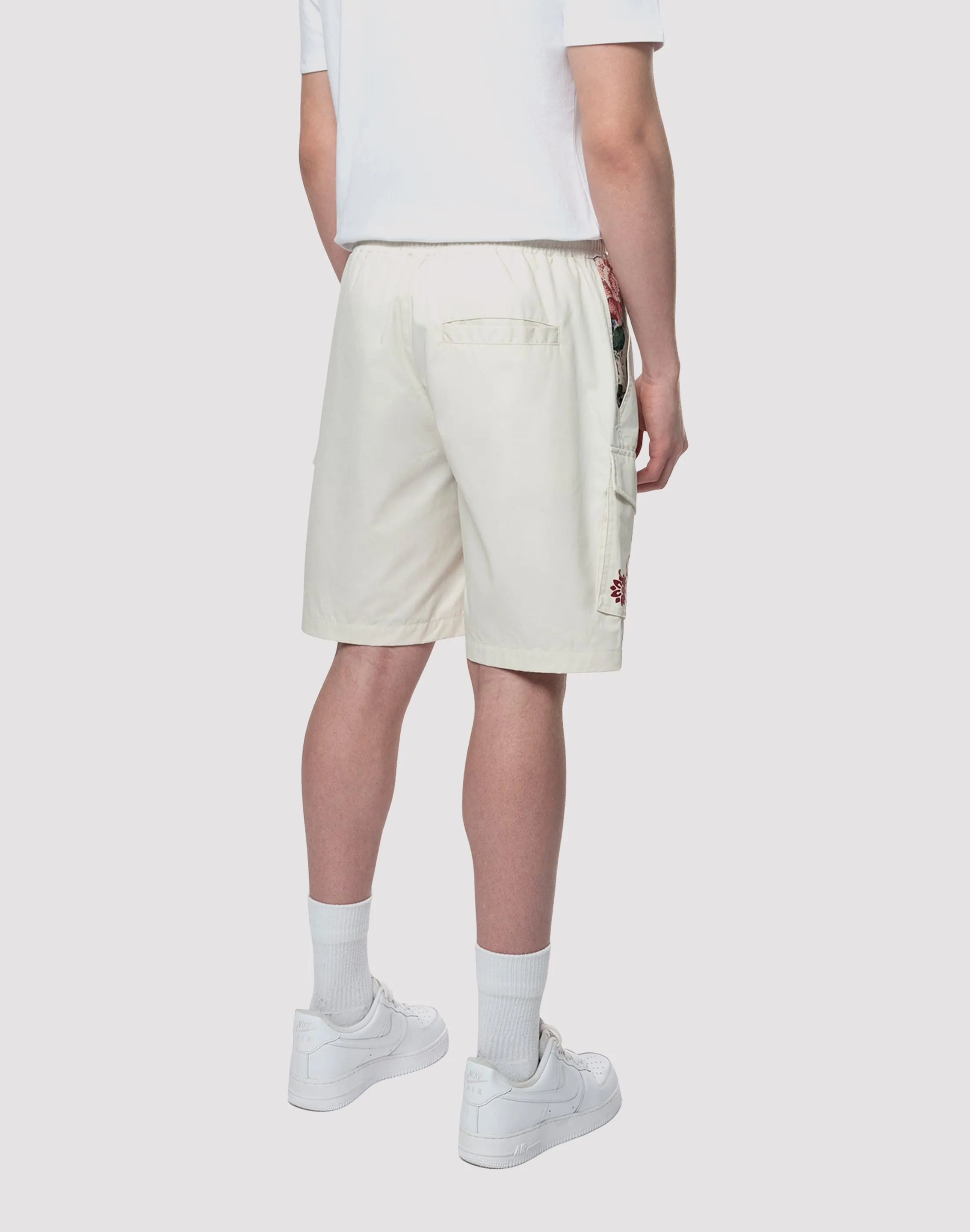 Grindhouse Tapestry Trim Twill Shorts