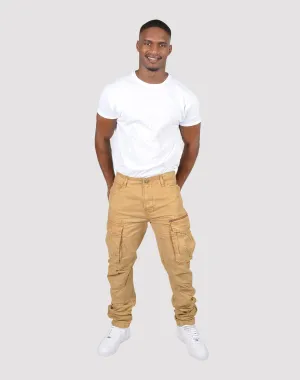 Grindhouse Twill Front Cargo Log Zip Rust Pants