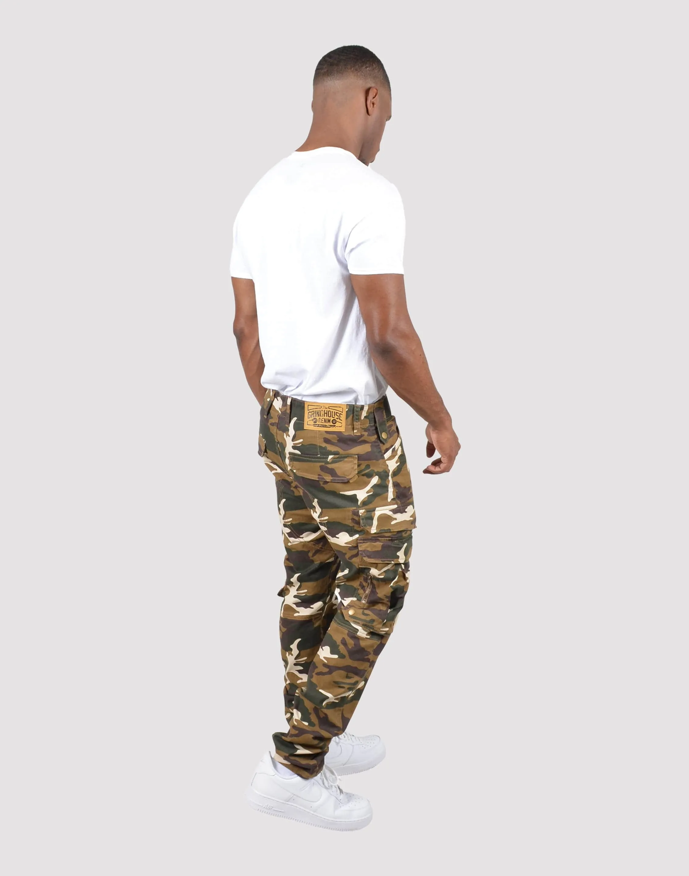 Grindhouse Twill Front Cargo Zip Camo Pants