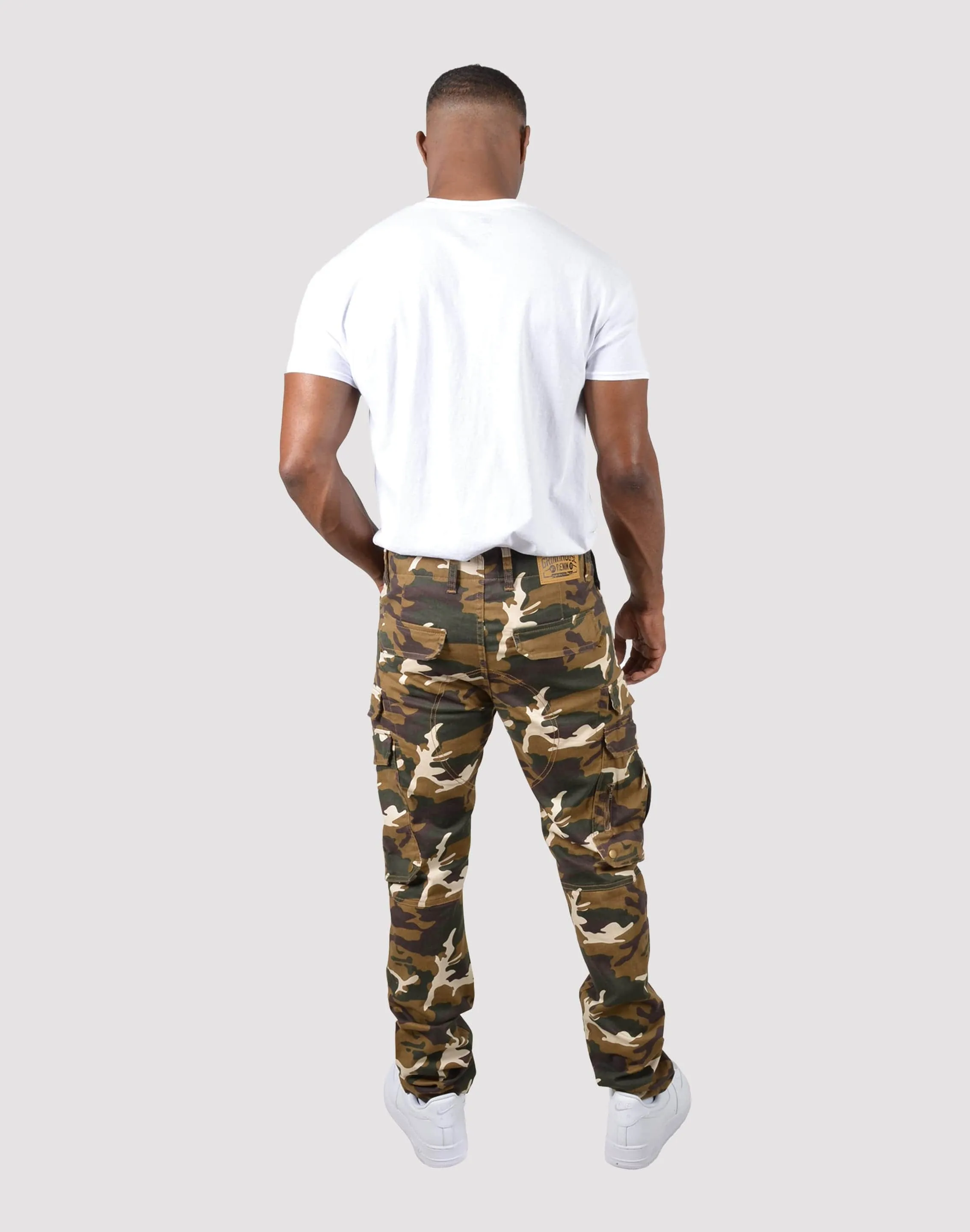 Grindhouse Twill Front Cargo Zip Camo Pants