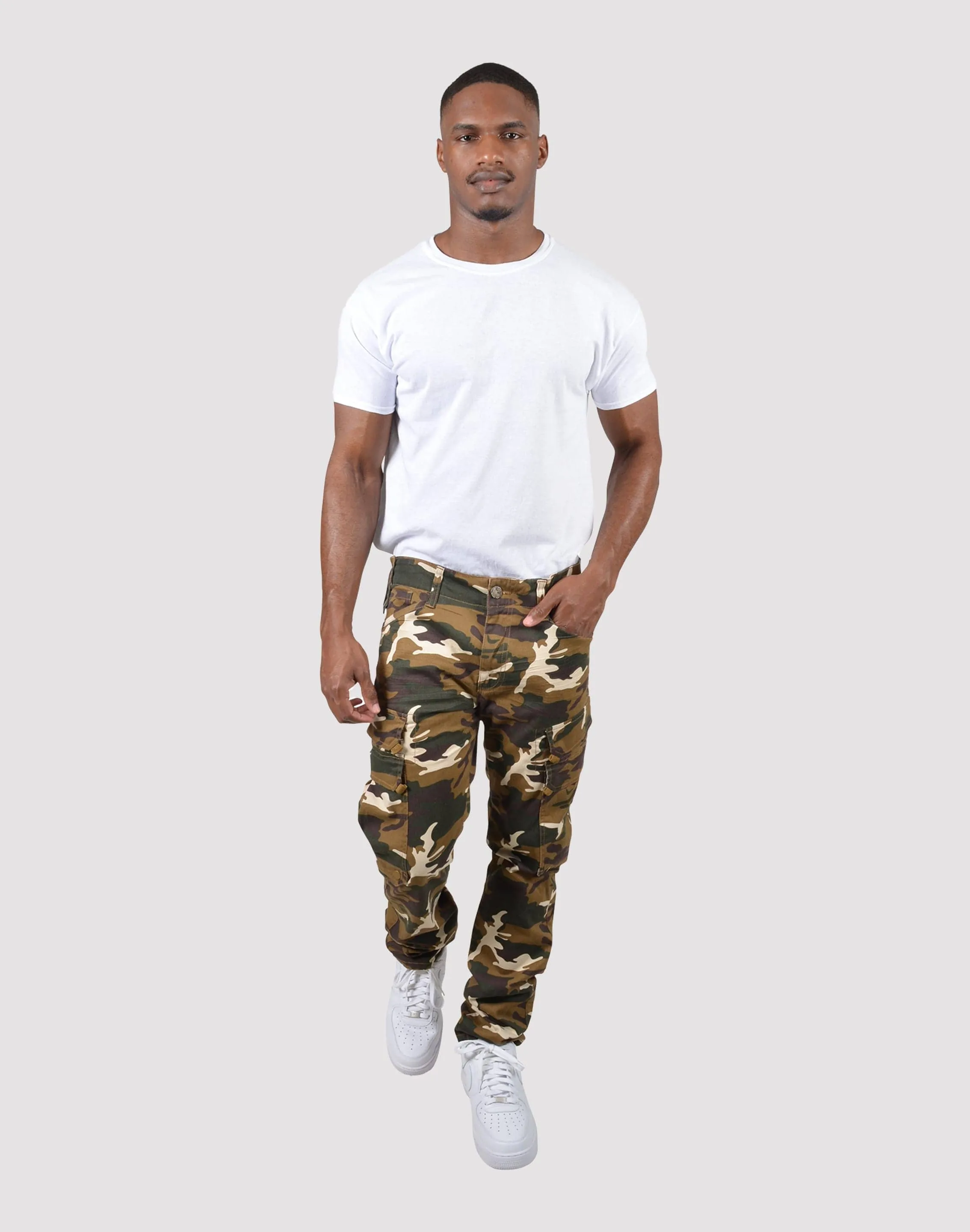 Grindhouse Twill Front Cargo Zip Camo Pants