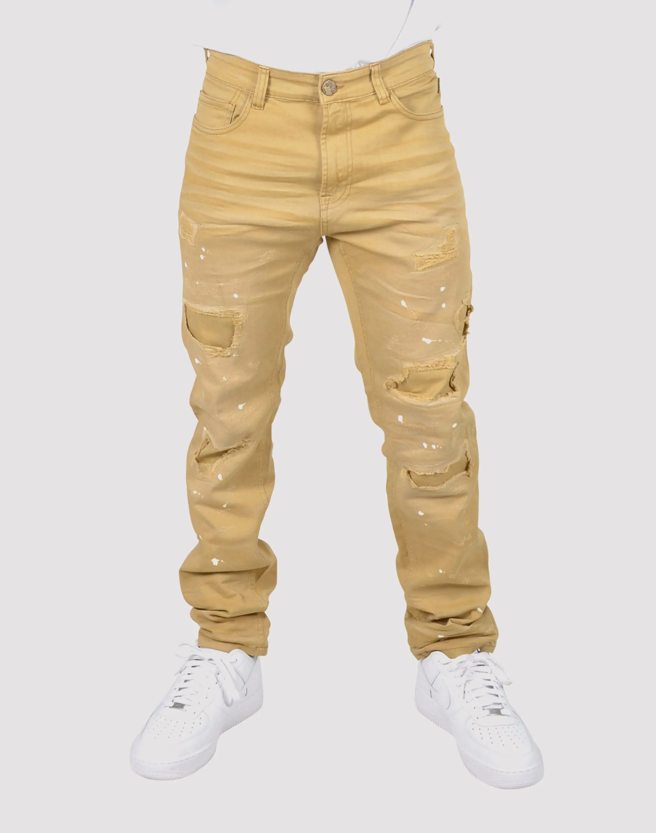 Grindhouse Twill Patch N Repair Wheat Workpants