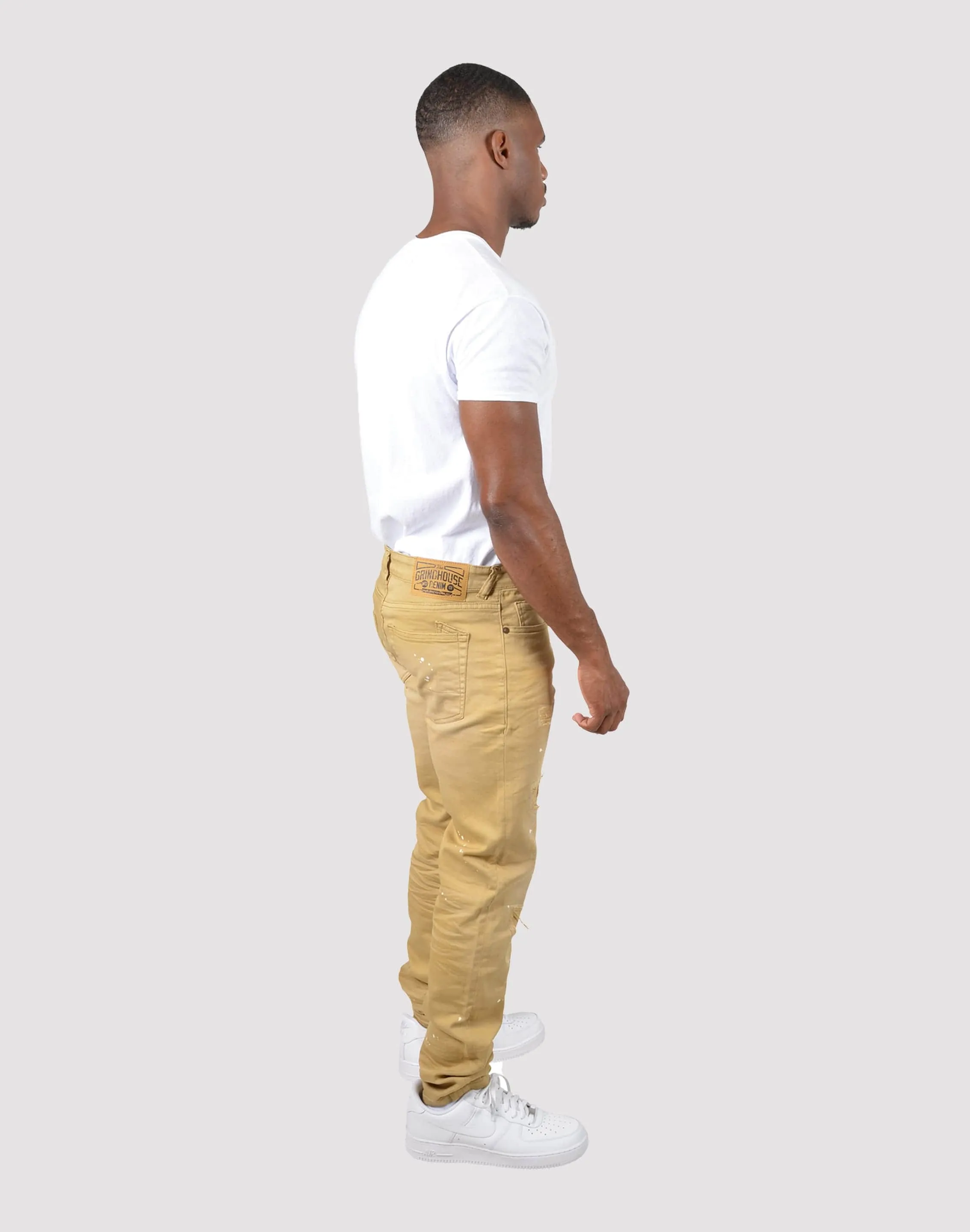 Grindhouse Twill Patch N Repair Wheat Workpants