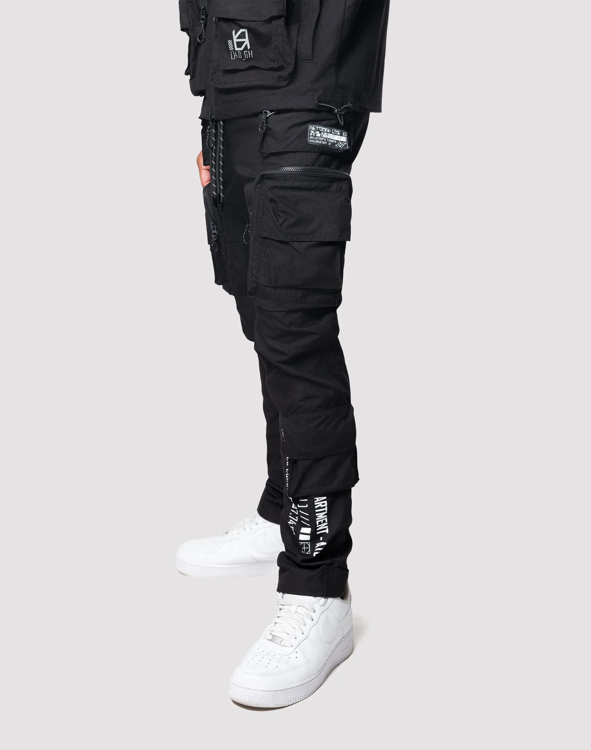 Grindhouse Utility Black Nylon Pants