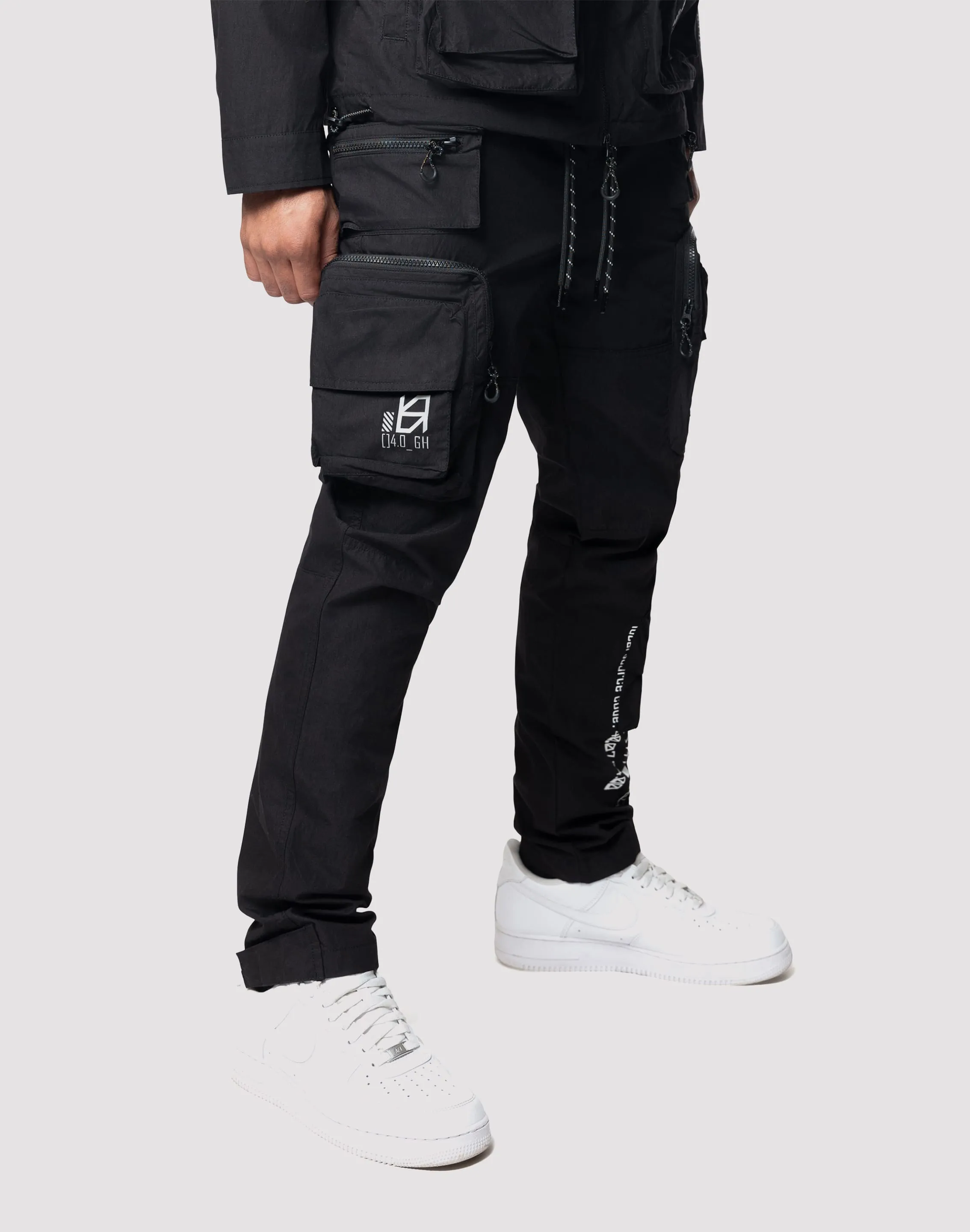 Grindhouse Utility Black Nylon Pants