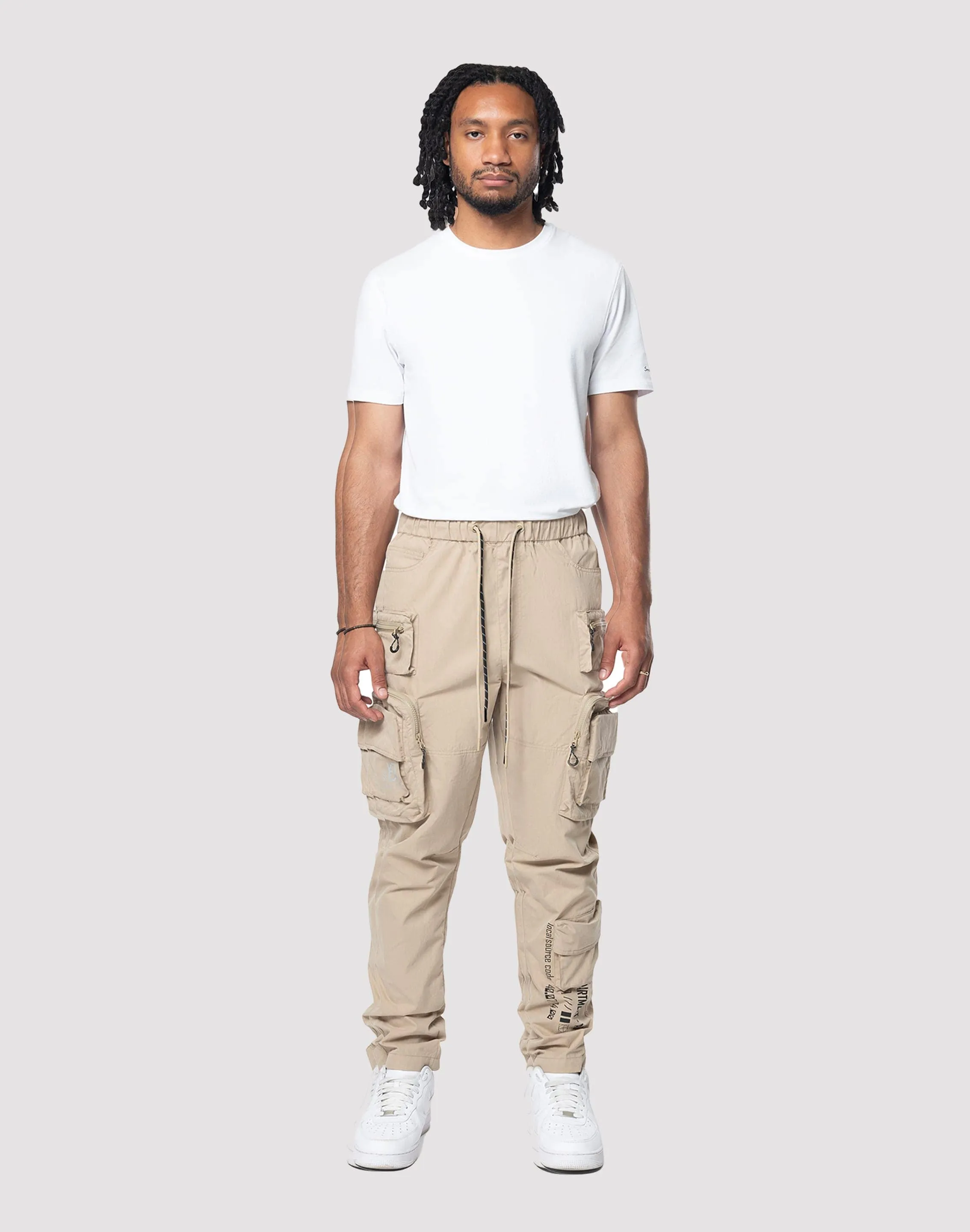 Grindhouse Utility Khaki Nylon Pants