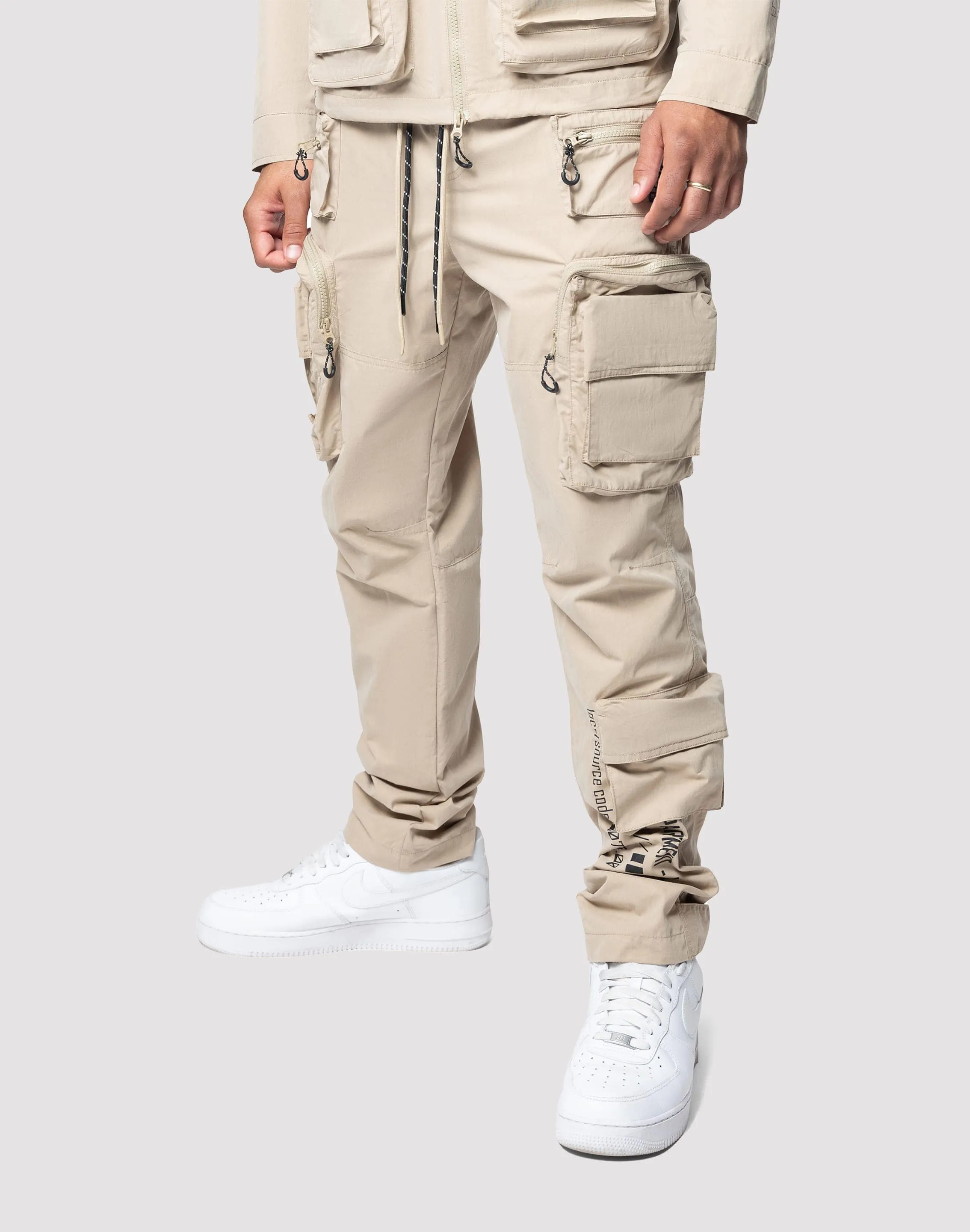 Grindhouse Utility Khaki Nylon Pants