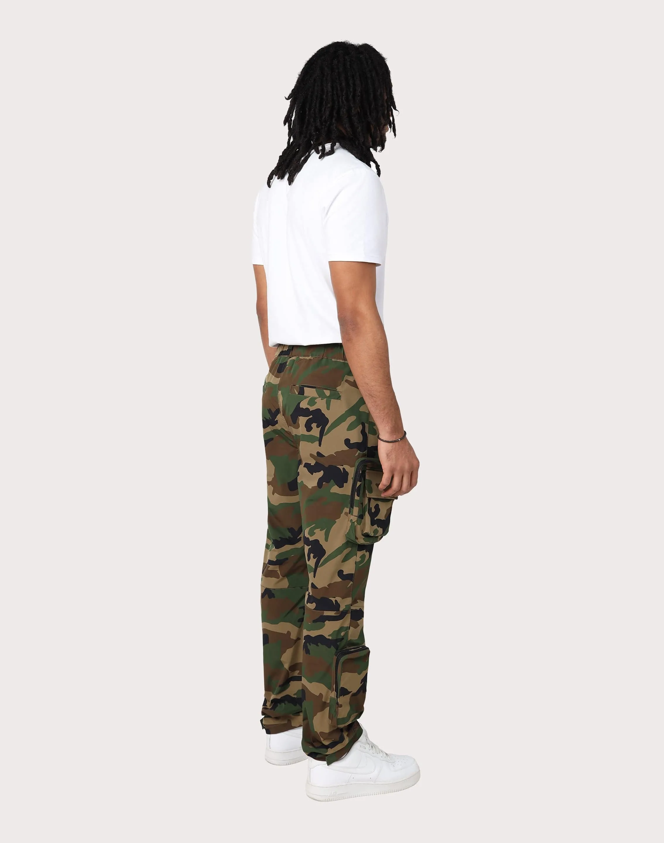 Grindhouse Utility Nylon Wood Camo Cargo Pants