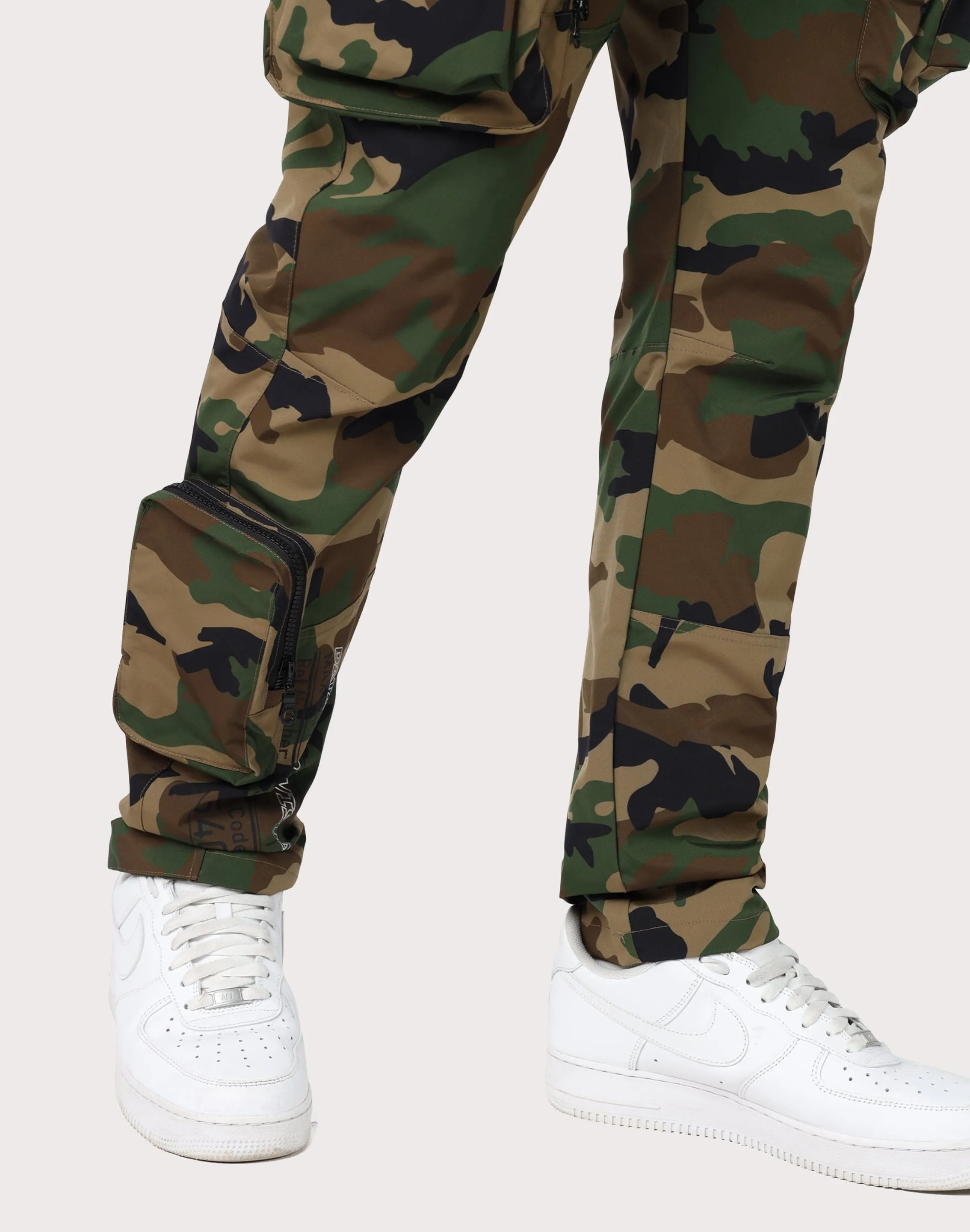 Grindhouse Utility Nylon Wood Camo Cargo Pants