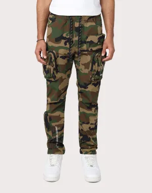Grindhouse Utility Nylon Wood Camo Cargo Pants