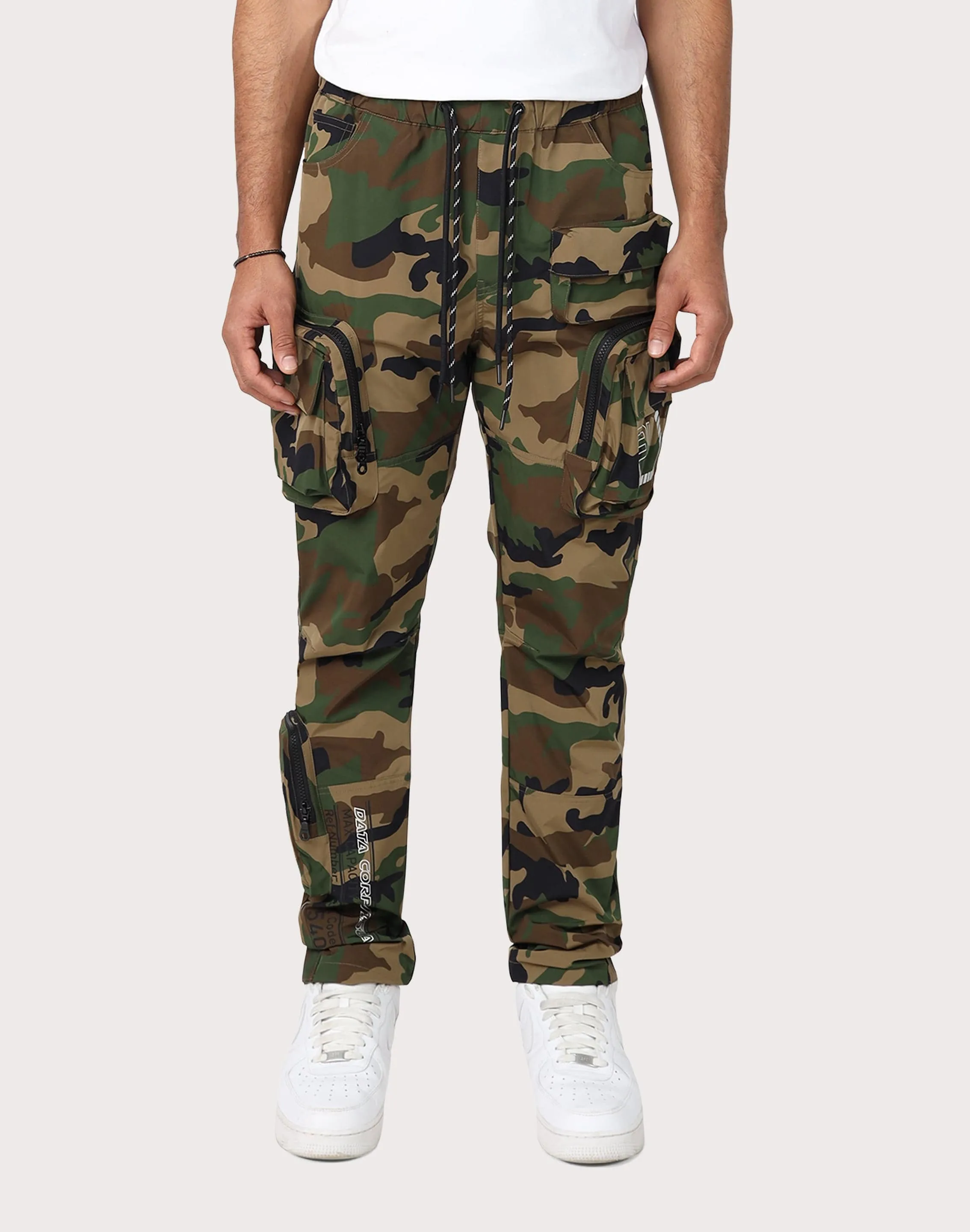 Grindhouse Utility Nylon Wood Camo Cargo Pants