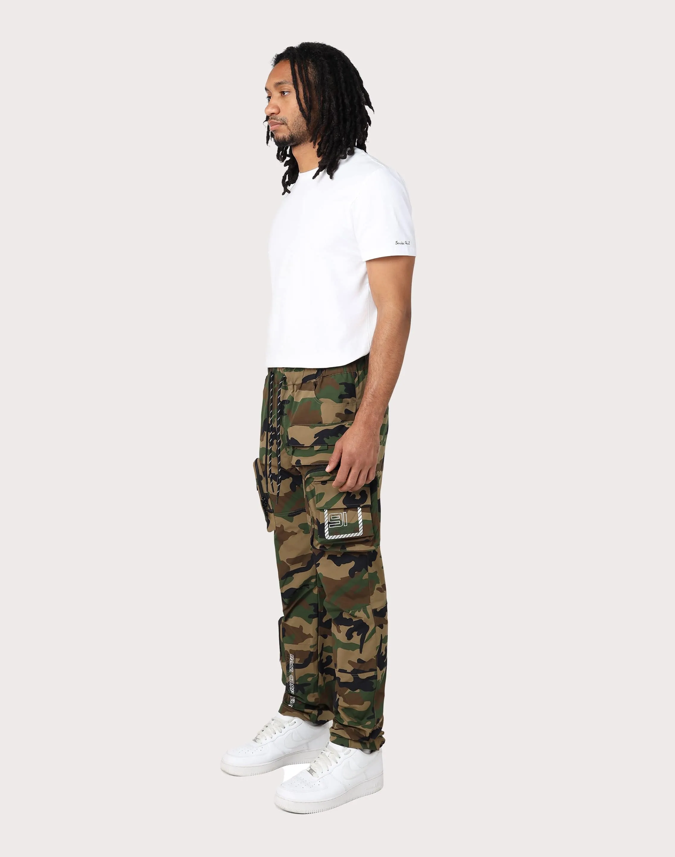 Grindhouse Utility Nylon Wood Camo Cargo Pants