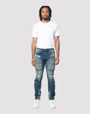 Grindhouse Utility Slim Fit Westport Blue Denim Jean