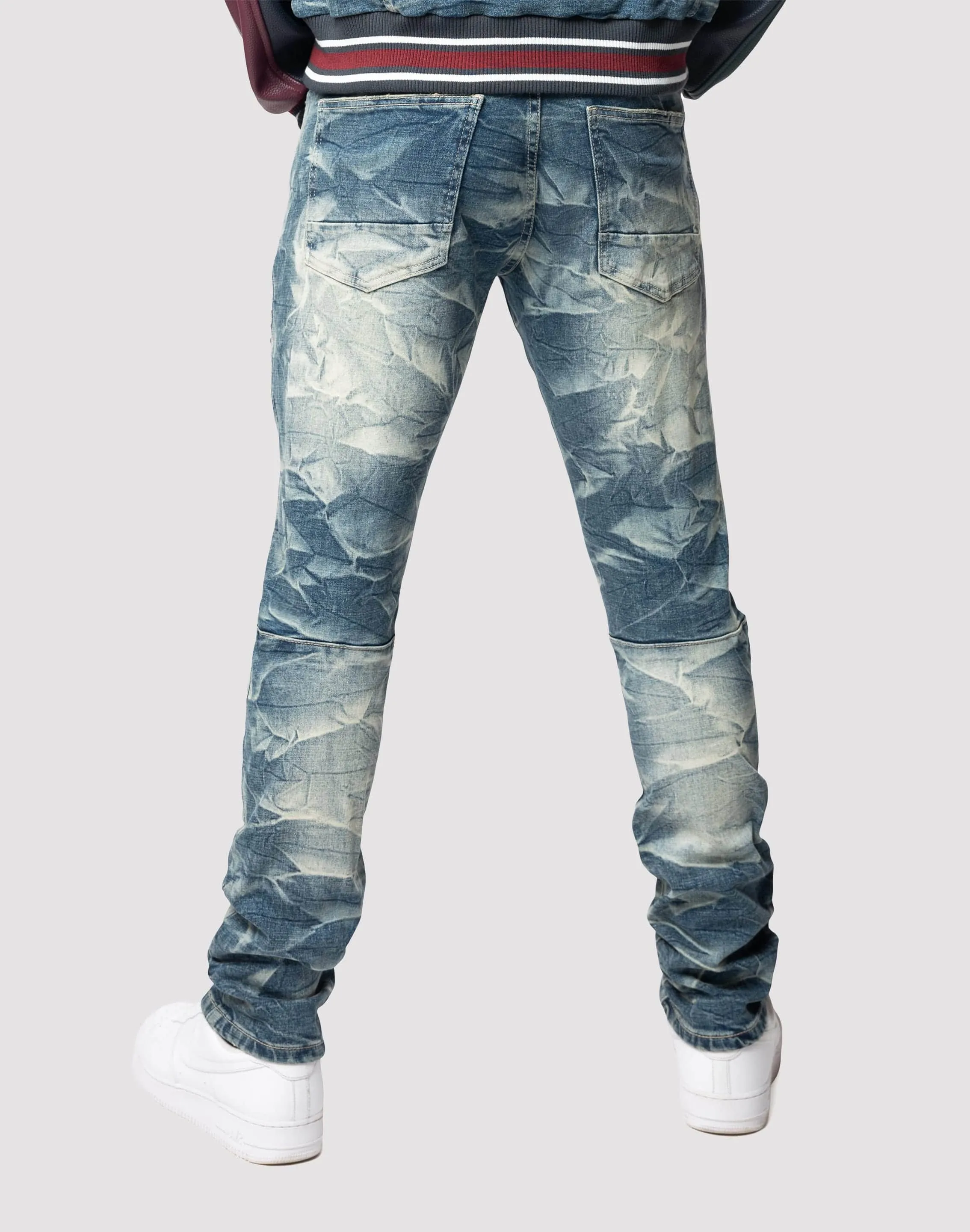 Grindhouse Varsity Slim Fit Alley Blue Jeans