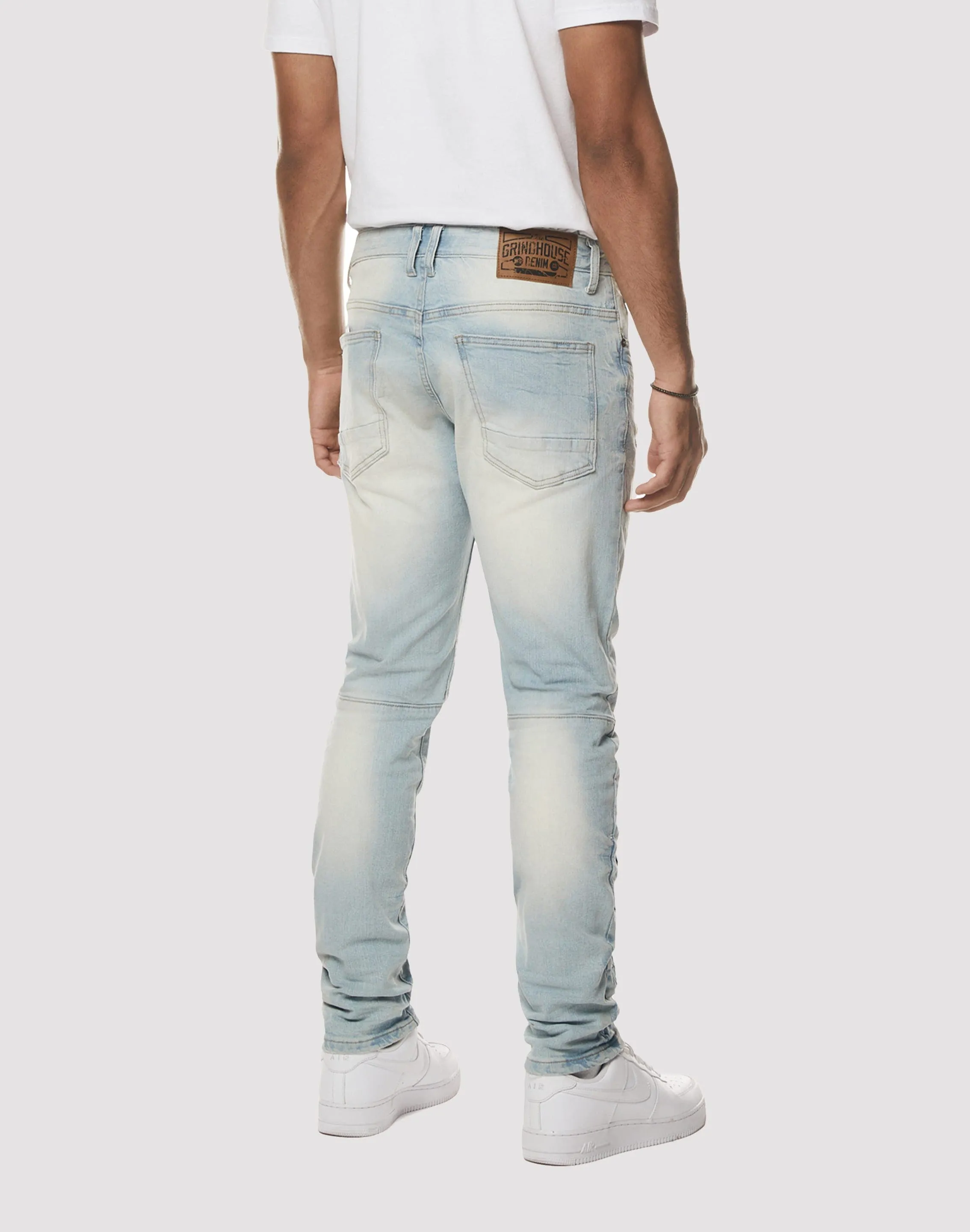 Grindhouse Varsity Slim Fit Speckle Jeans