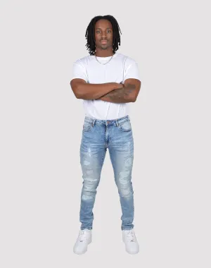 Grindhouse Vintage Rip N Repair Denim Jeans