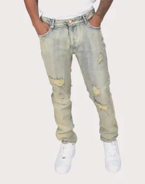 Grindhouse Vintage Ripped Denim Jeans
