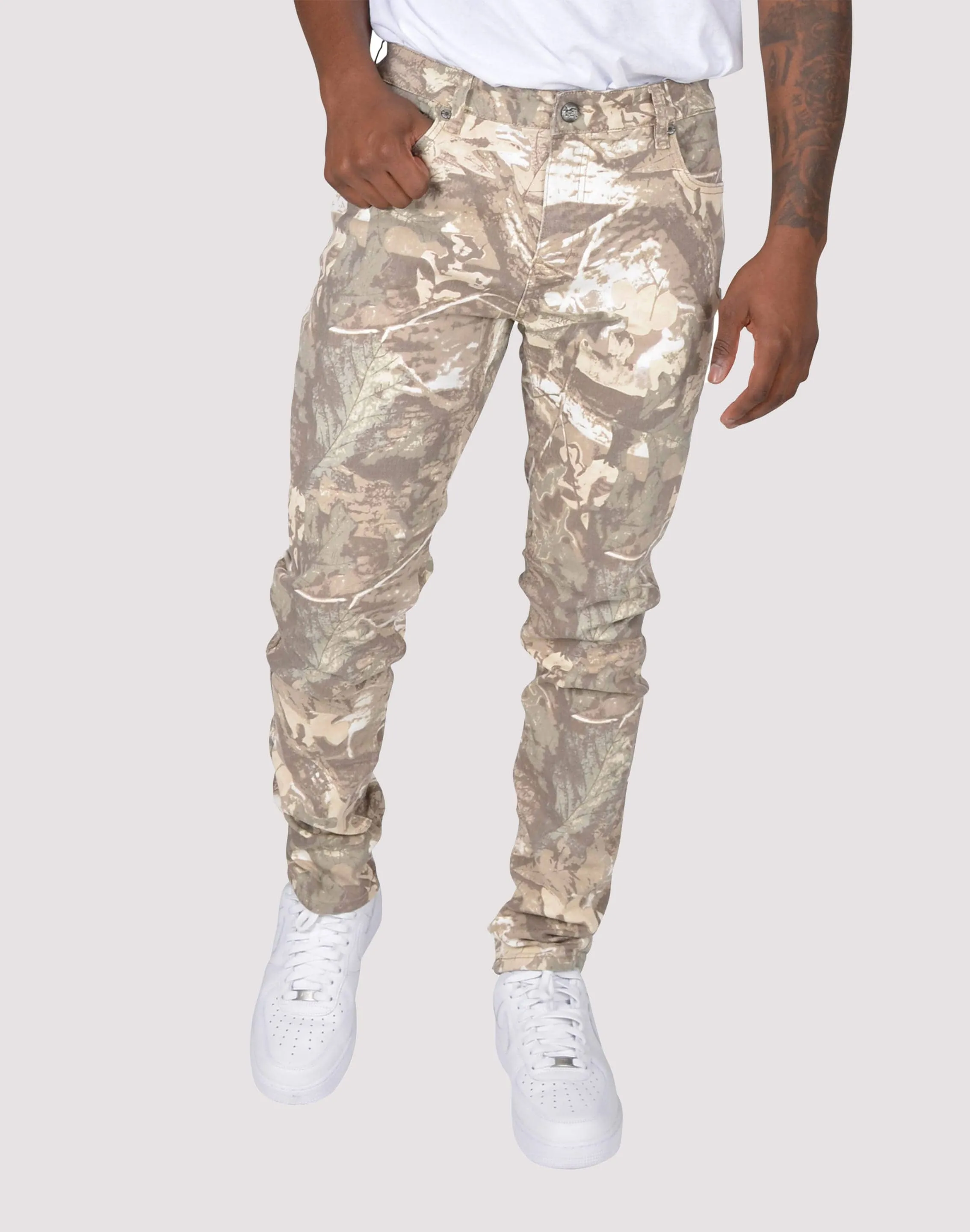 Grindhouse Washed Camo Denim Jeans