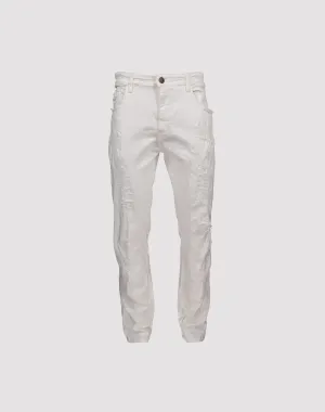 Grindhouse White Rip N Repair Denim Jeans