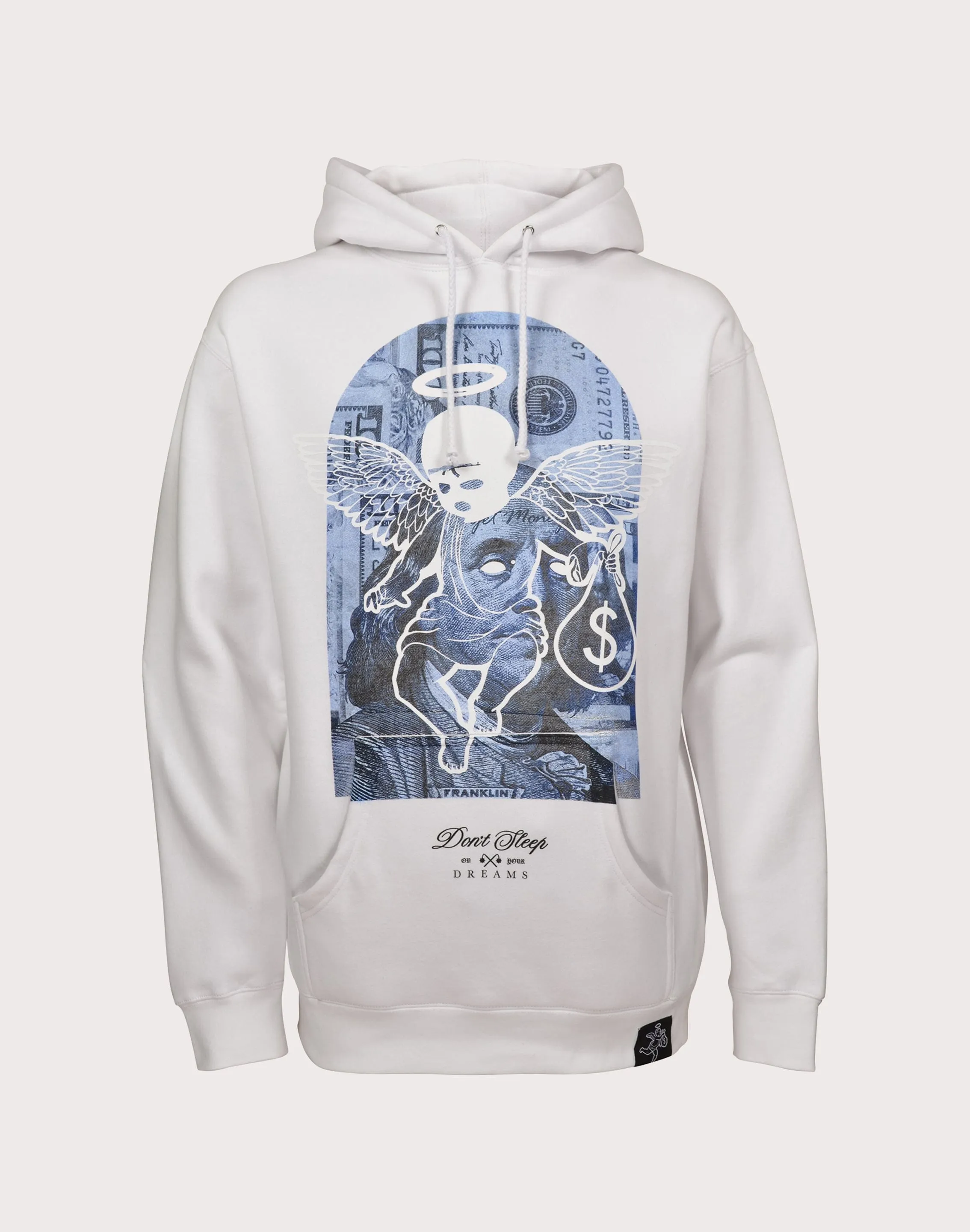 HASTAMUERTE LLC Hasta Muerte Paradise Cold Bucks White Hoodie