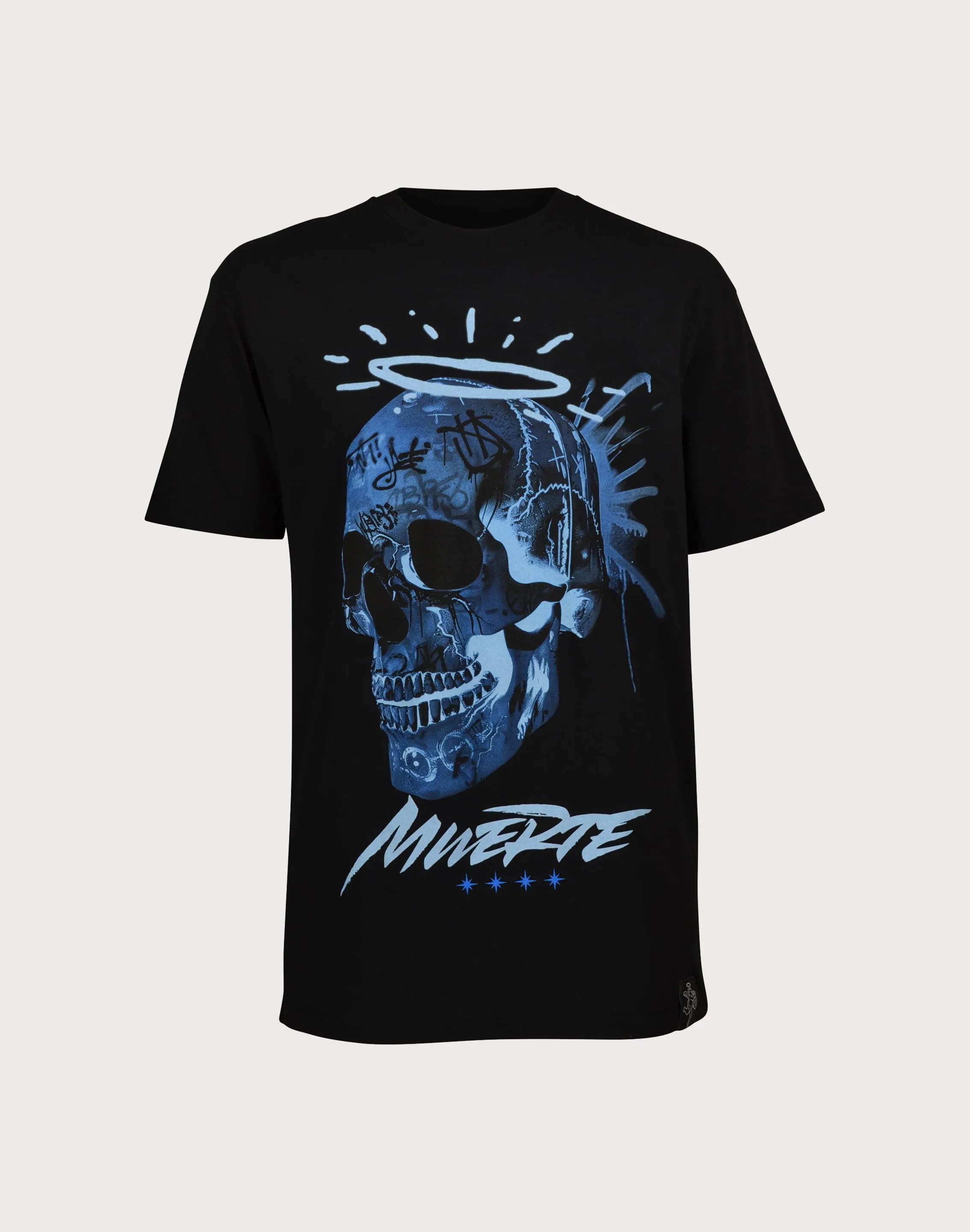HASTAMUERTE LLC Neon Skull Foam Tee