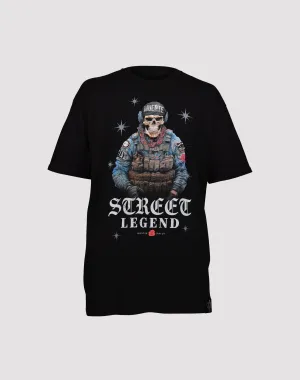 HASTAMUERTE LLC Soldier Black Tee