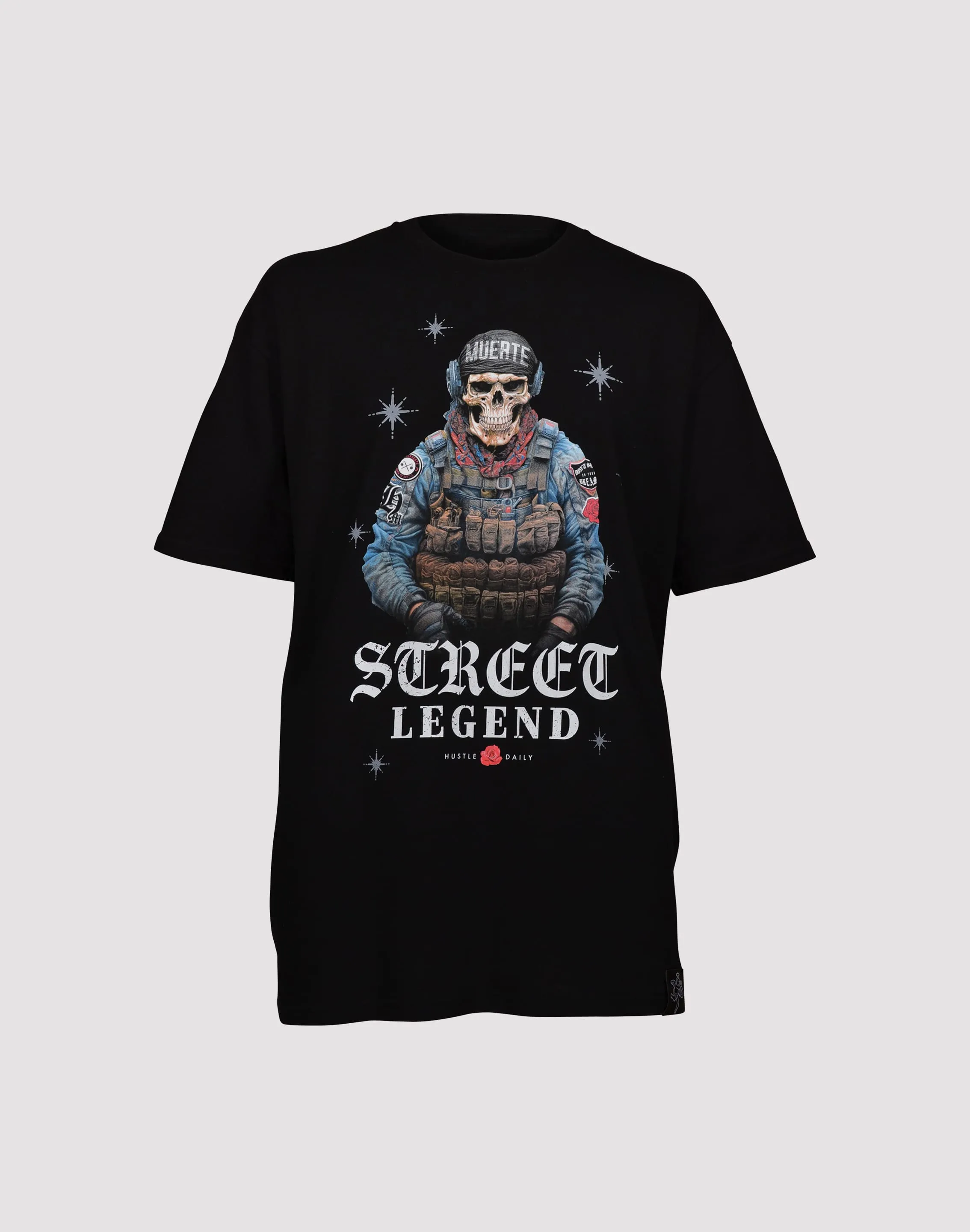HASTAMUERTE LLC Soldier Black Tee