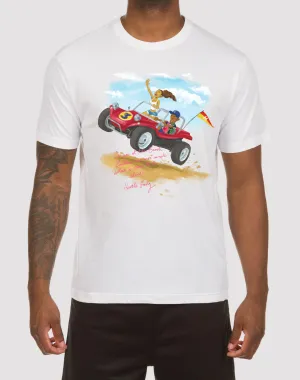 Hustle Gang Air Time White Tee