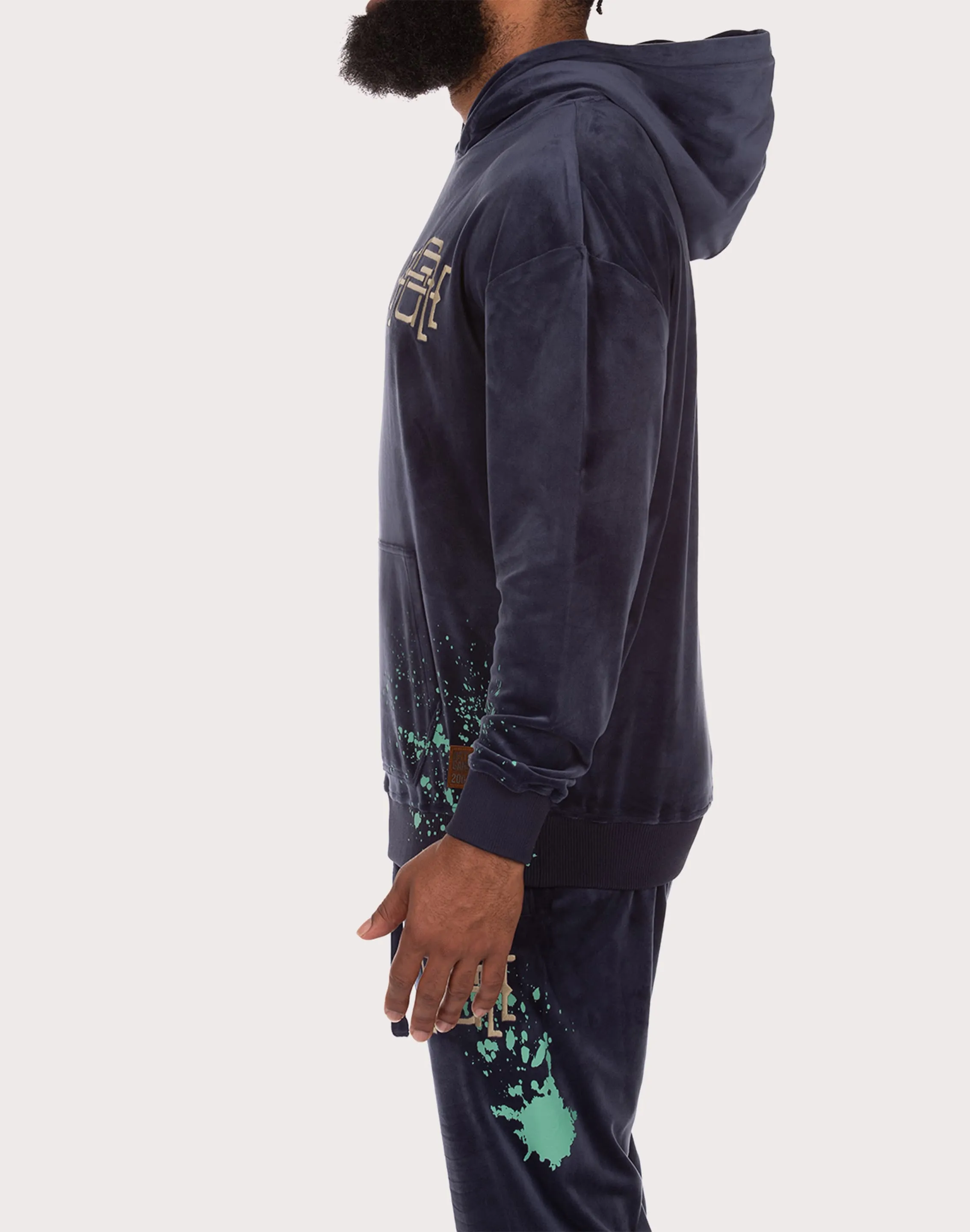 Hustle Gang Effortless Blue Hoodie