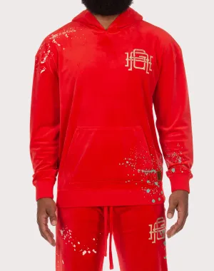 Hustle Gang Effortless Red Hoodie