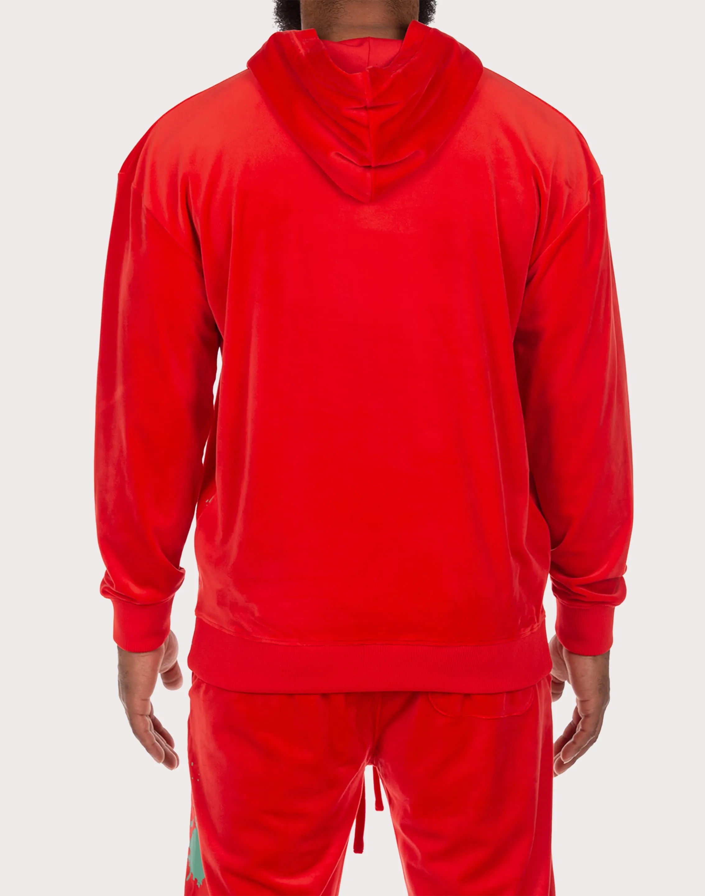 Hustle Gang Effortless Red Hoodie