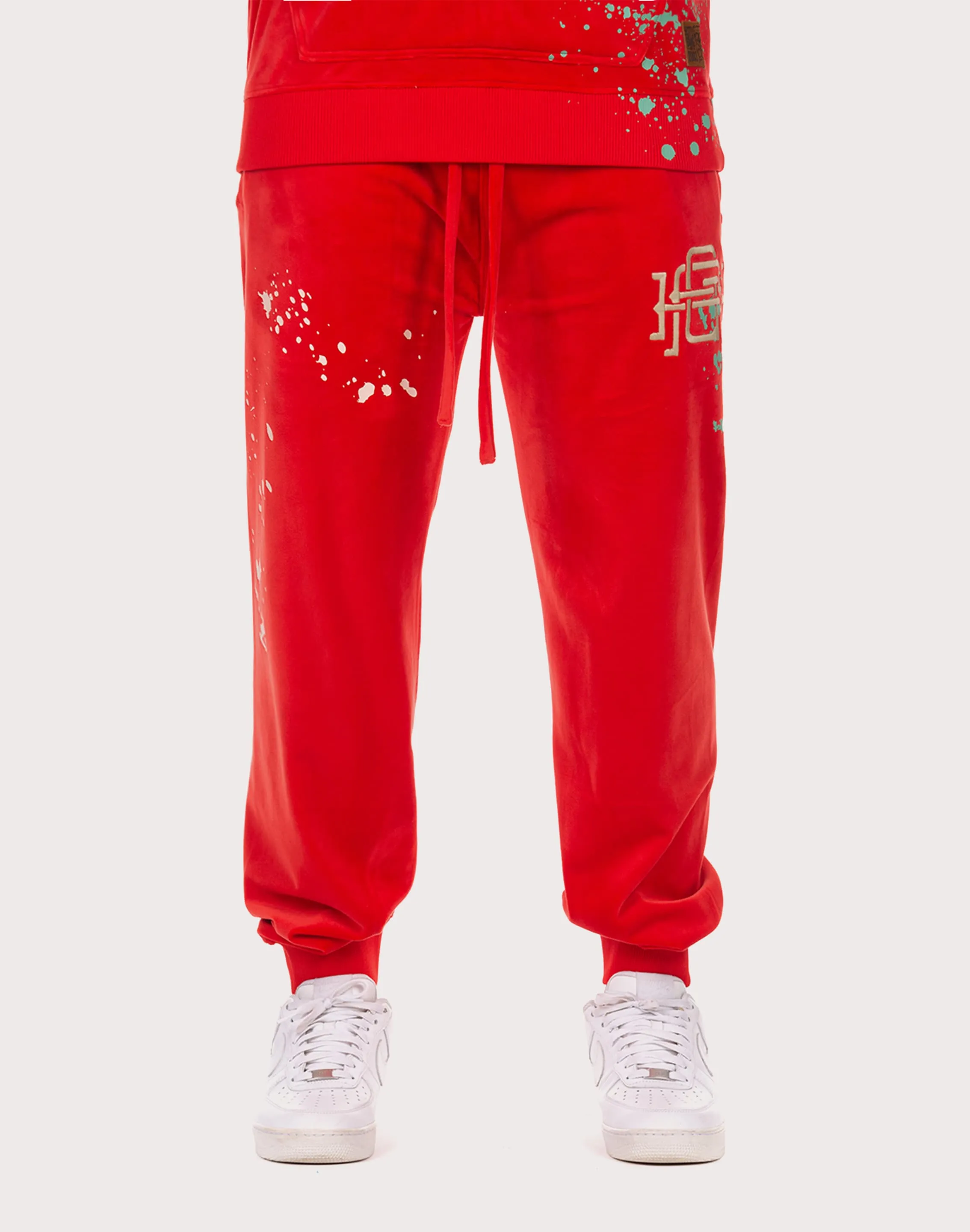 Hustle Gang Effortless Red Pants