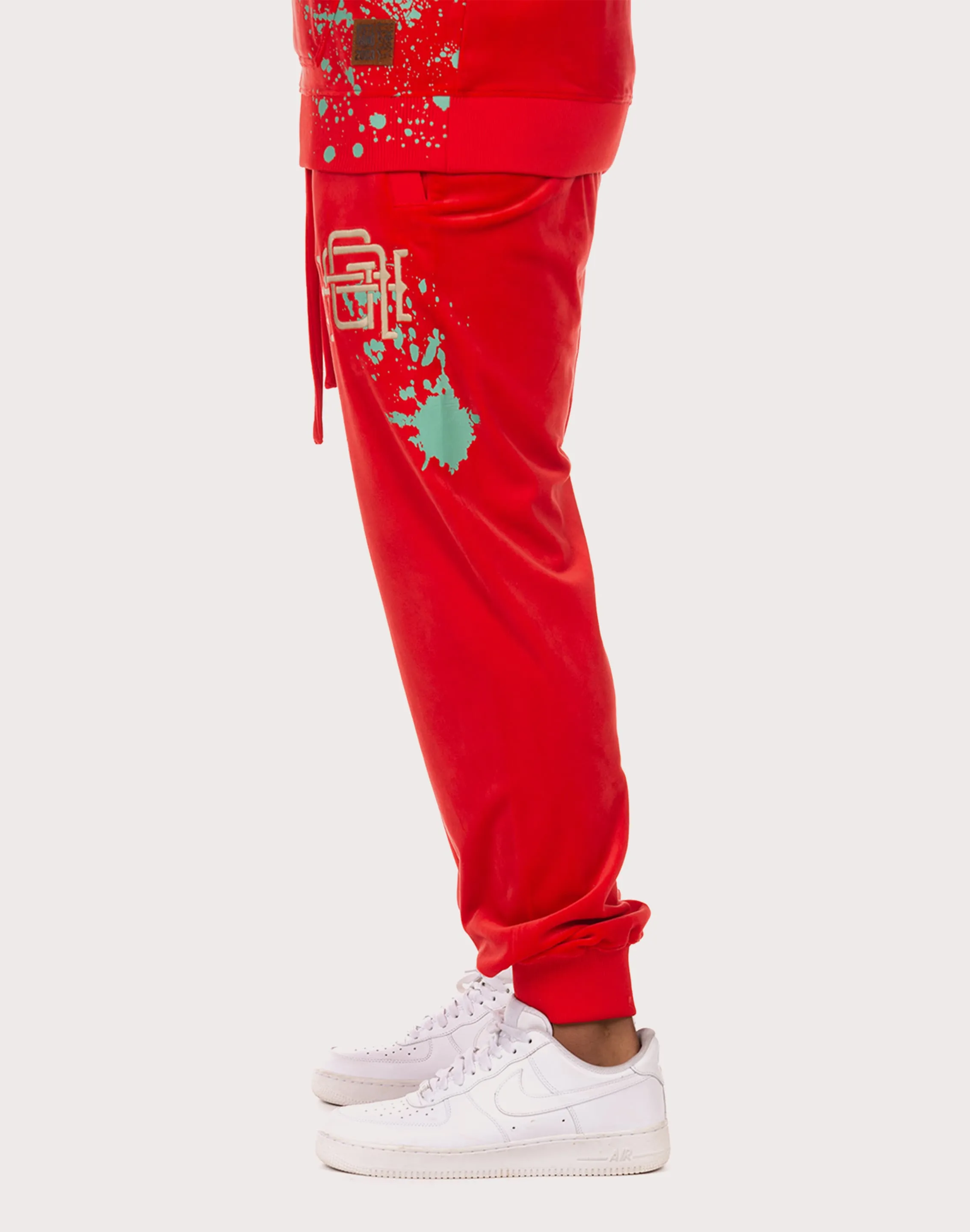 Hustle Gang Effortless Red Pants