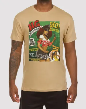 Hustle Gang Fans Only Sand Tee