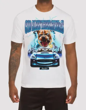 Hustle Gang Ferocious White Tee
