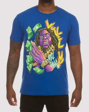 Hustle Gang Level Up Blue Tee
