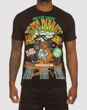 Hustle Gang Rhymes And Slime Black Tee