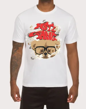 Hustle Gang Smoke Sum White Tee