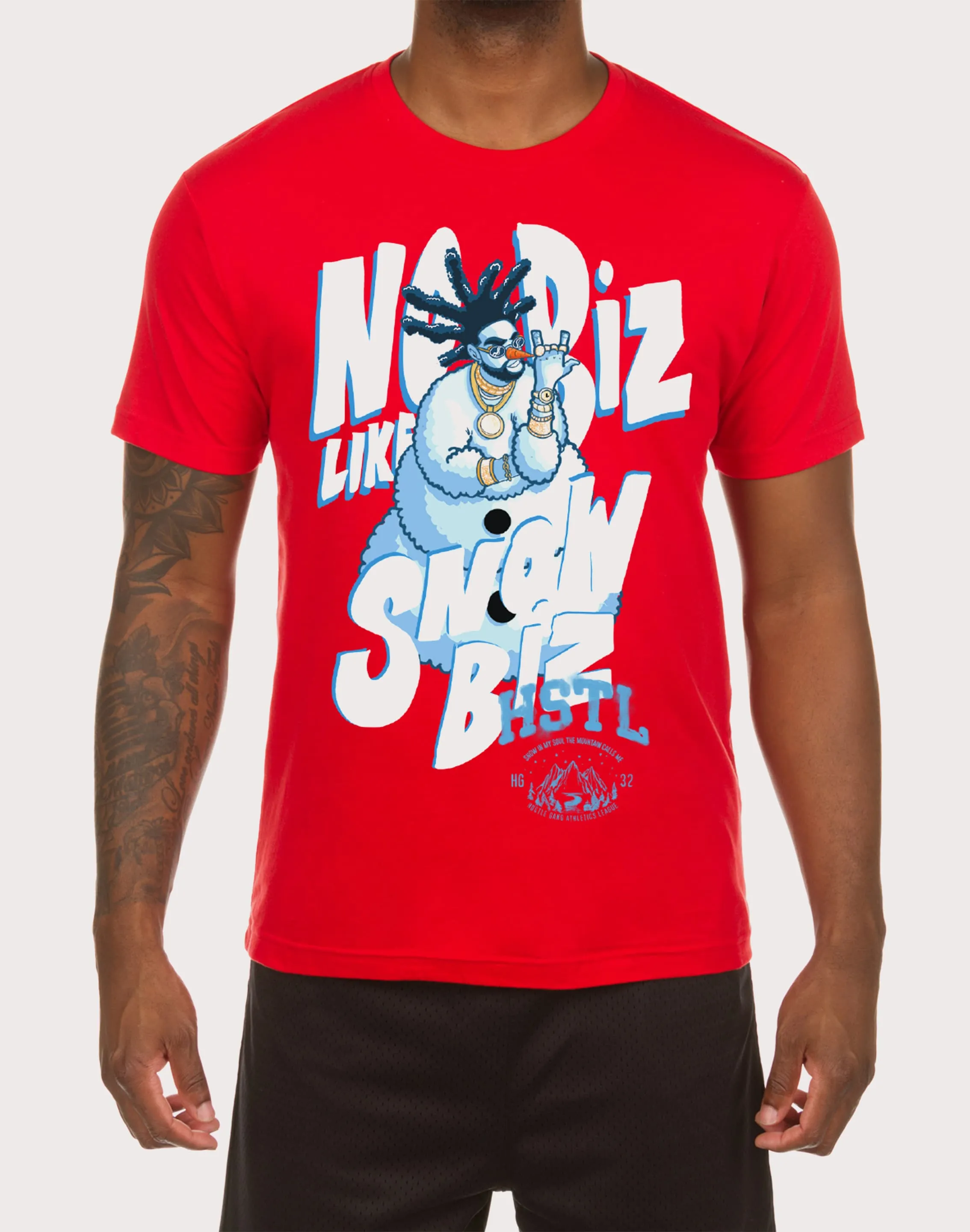 Hustle Gang So Icy Red Tee