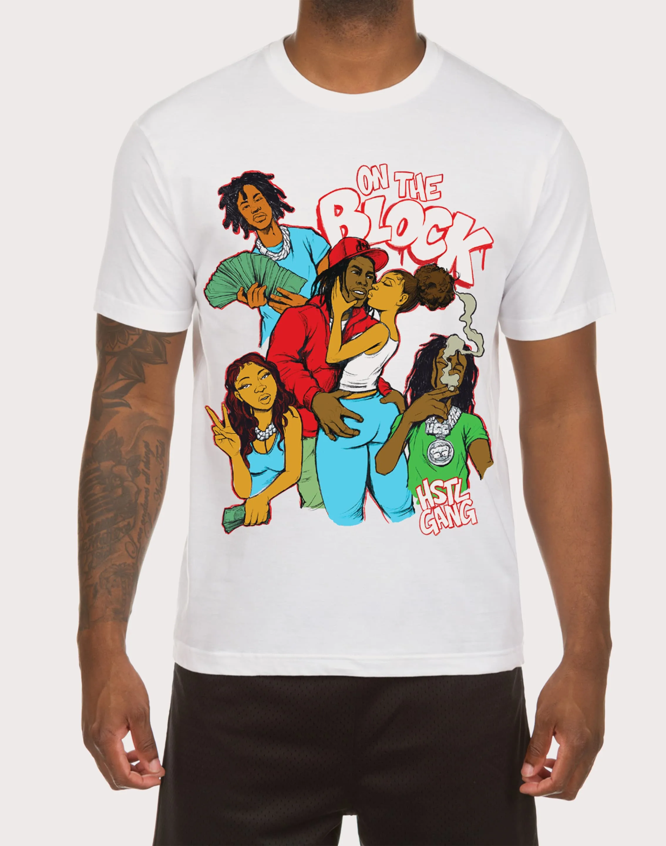 Hustle Gang Southside White Tee