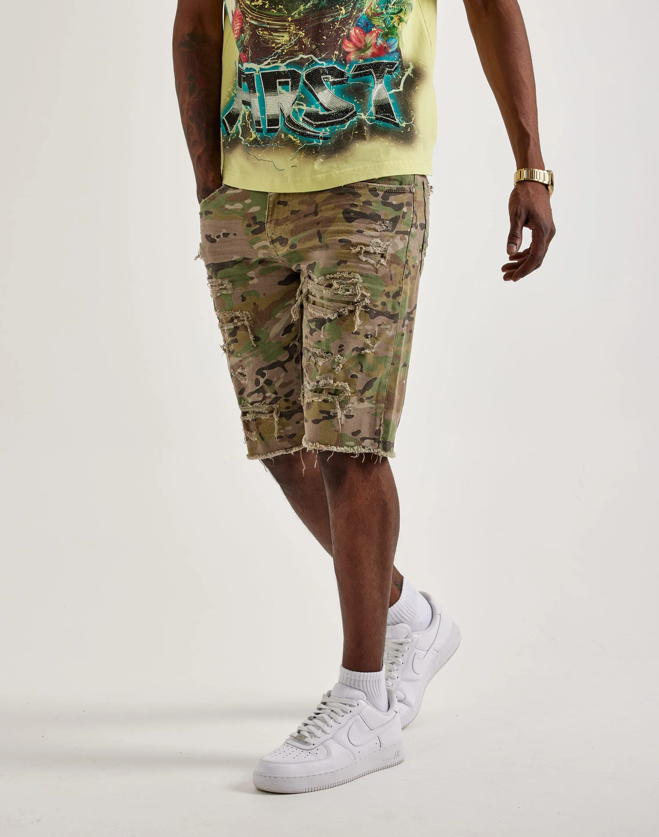 Jordan Craig Basic Denim Shorts