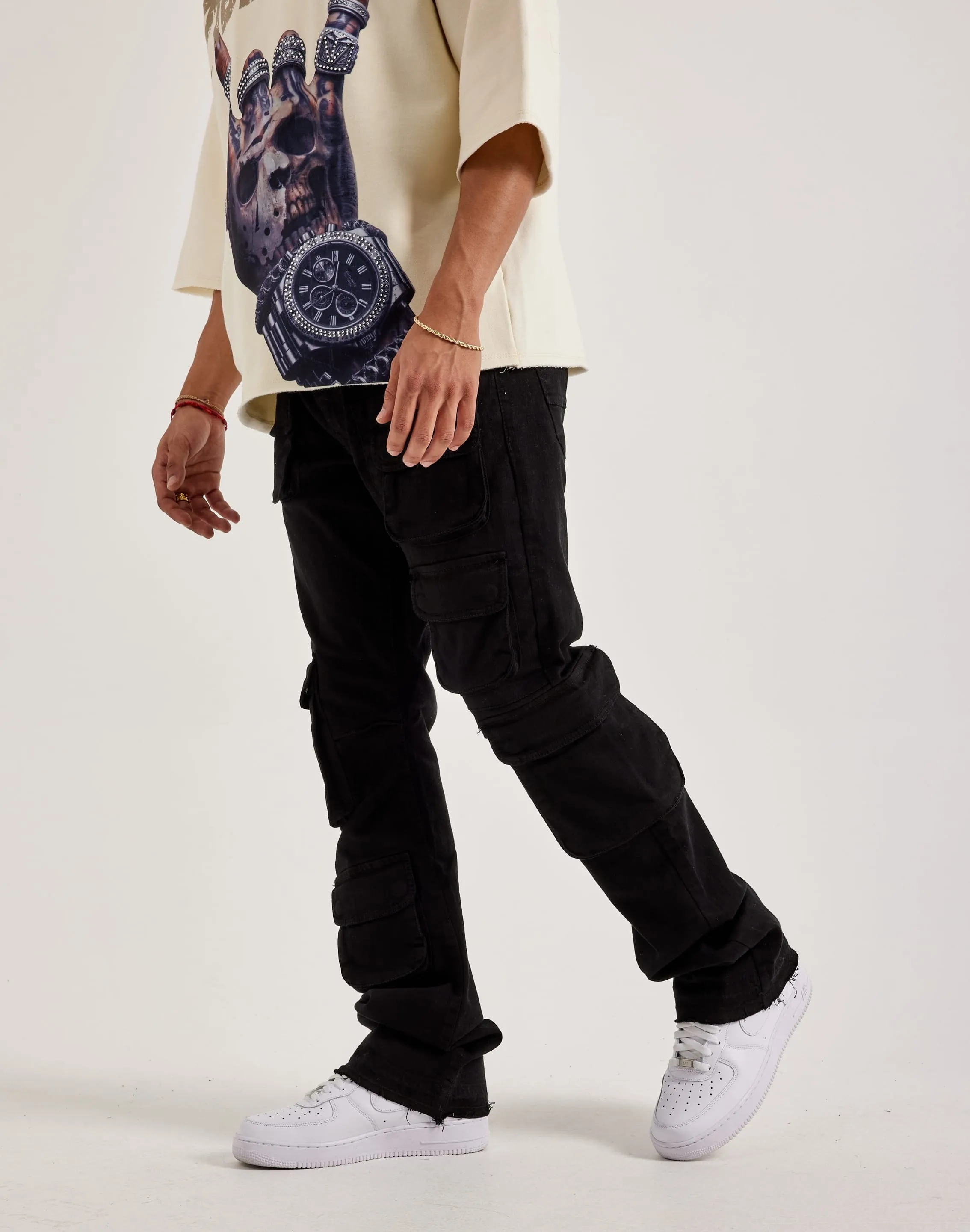 Jordan Craig Martin Stacked Cargo Jeans