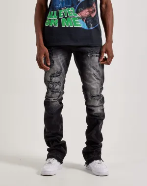 Jordan Craig Stacked Denim Jeans