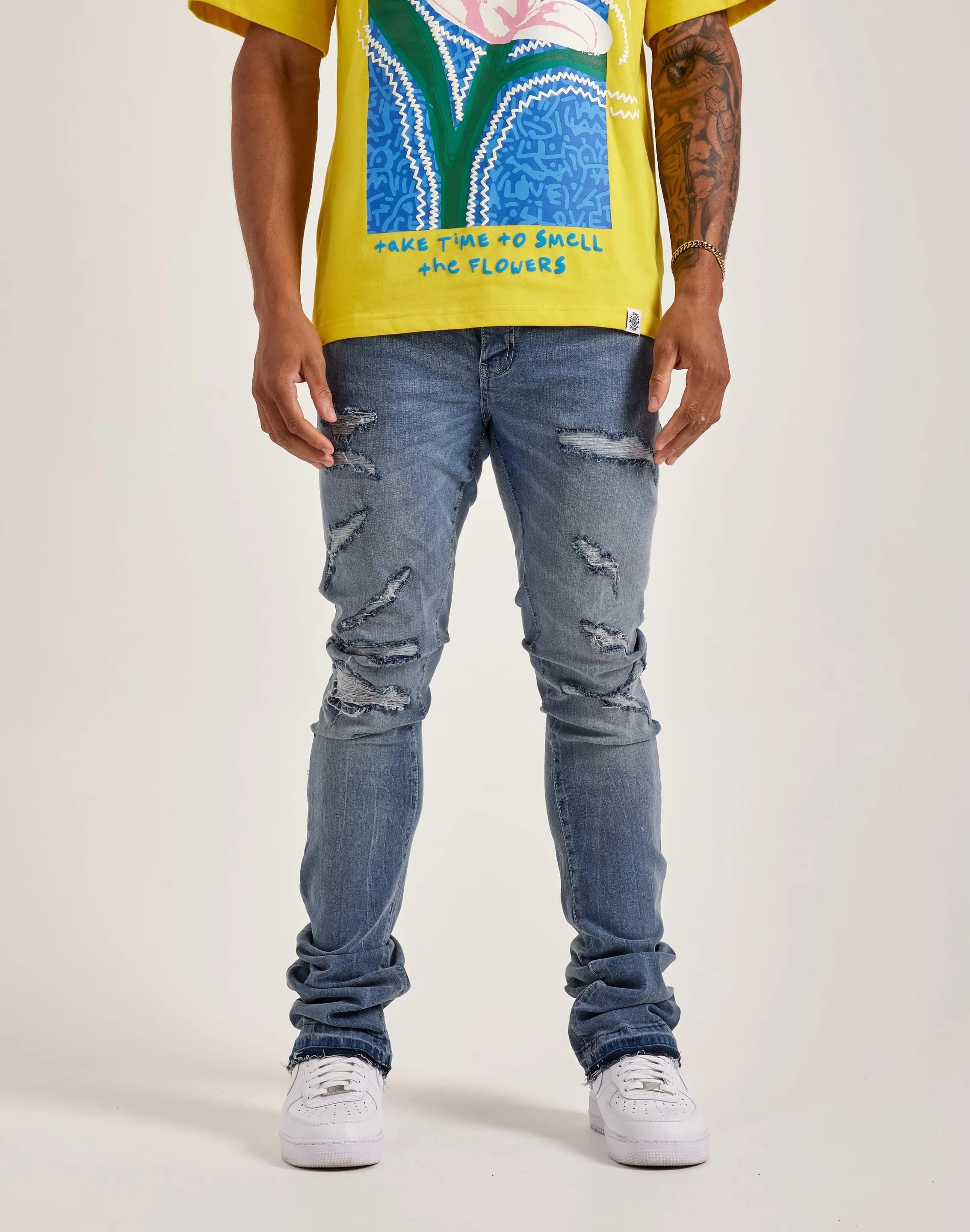 Jordan Craig Stacked Denim Jeans