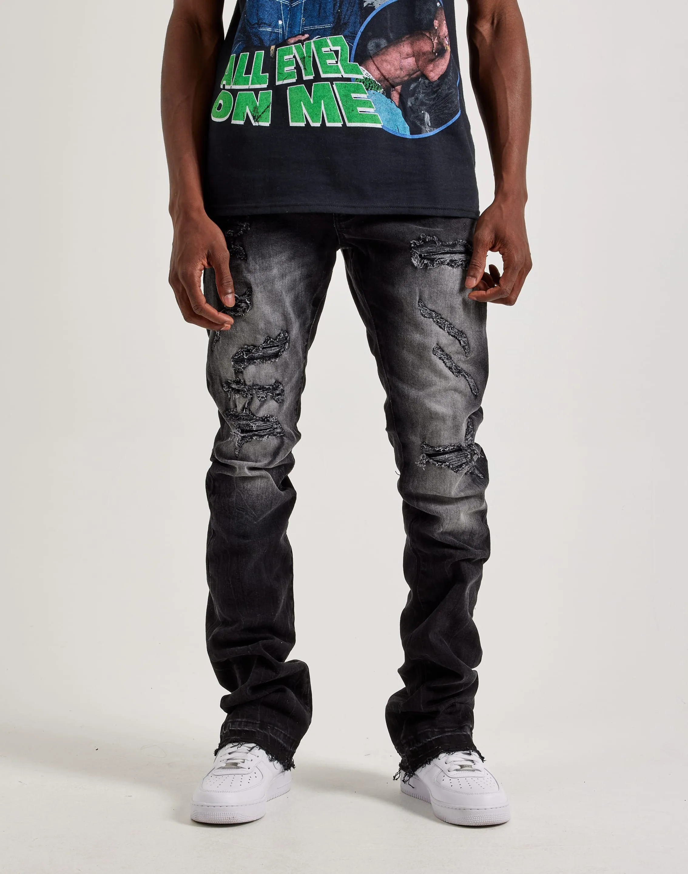 Jordan Craig Stacked Denim Jeans
