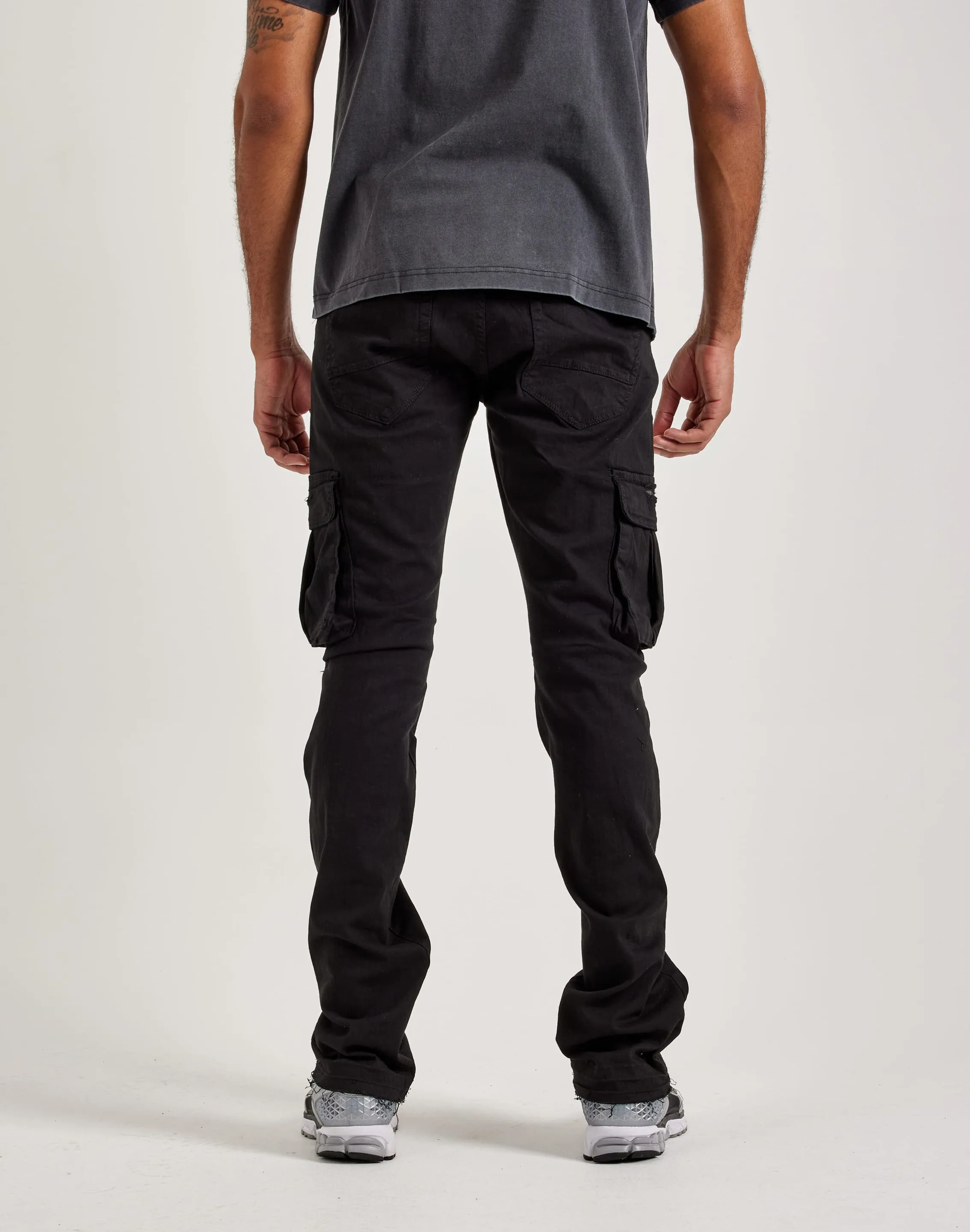Jordan Craig Stacked Flare Denim Jeans