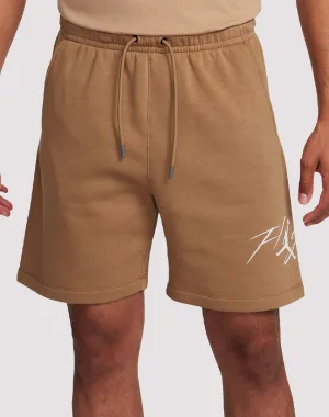 Jordan Essentials Fleece Brown Shorts
